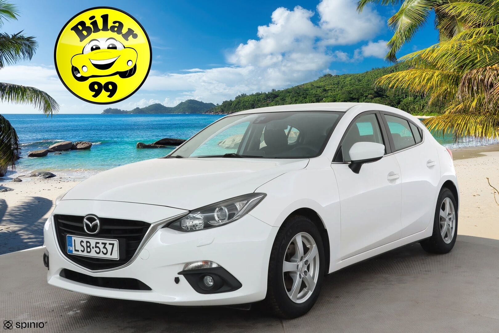 Mazda 3 2015 5HB 1,5 (100) SKYACTIV-G Premium 6MT 5ov DF5 * Vakkari / Bluetooth / Lohko / Autom ilmastointi / Sumuvalot * - Suomi-auto / Kahdet Renkaat