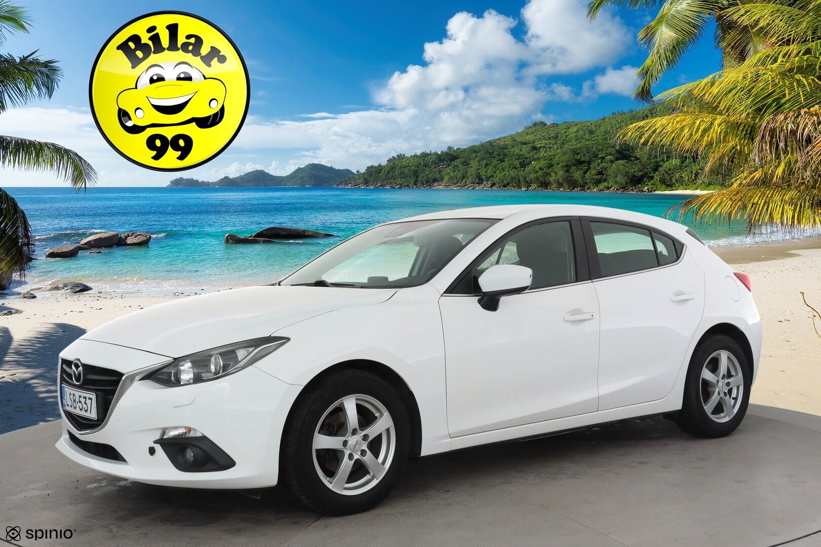 Mazda 3 2015 5HB 1,5 (100) SKYACTIV-G Premium 6MT 5ov DF5 * Vakkari / Bluetooth / Lohko / Autom ilmastointi / Sumuvalot * - Suomi-auto / Kahdet Renkaat