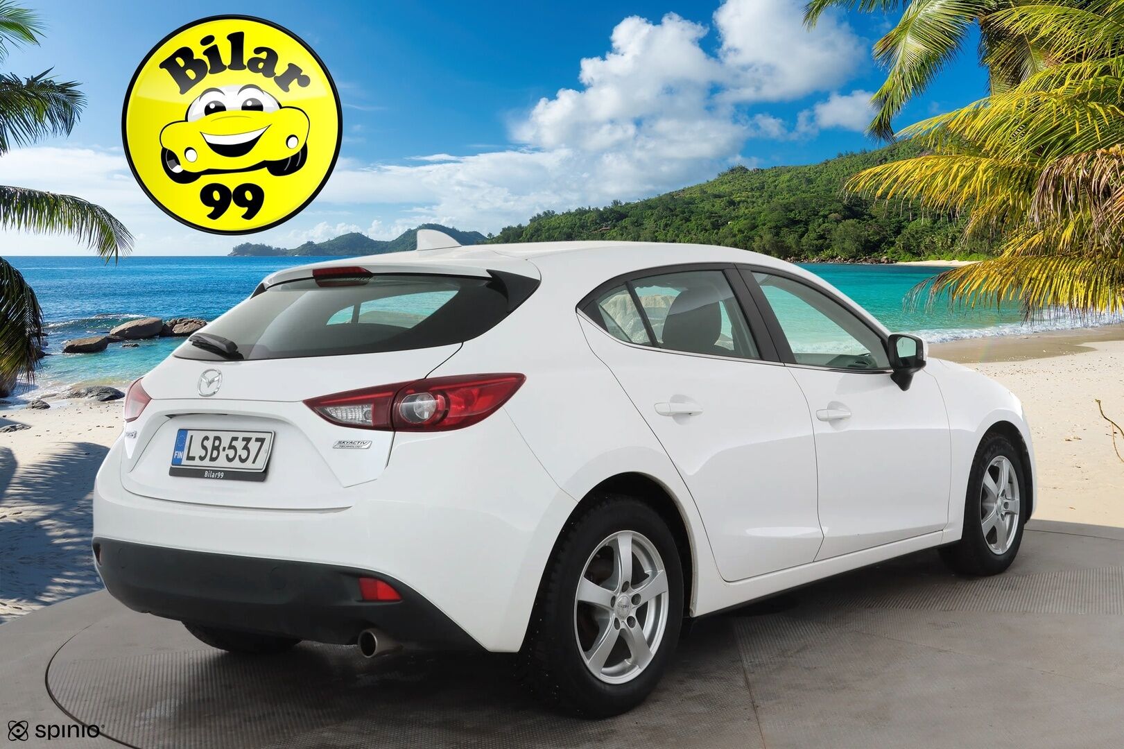 Mazda 3 2015 5HB 1,5 (100) SKYACTIV-G Premium 6MT 5ov DF5 * Vakkari / Bluetooth / Lohko / Autom ilmastointi / Sumuvalot * - Suomi-auto / Kahdet Renkaat