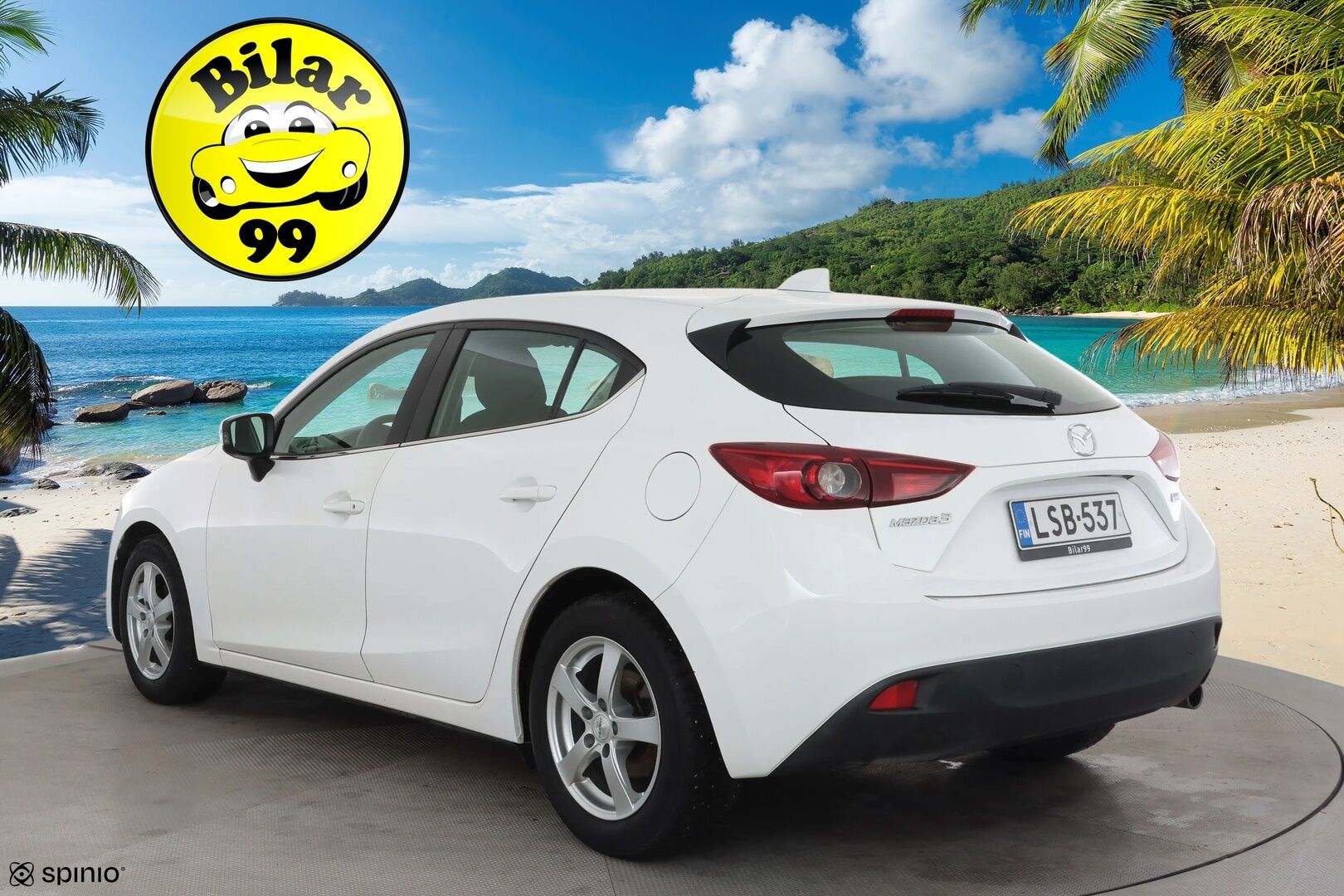 Mazda 3 2015 5HB 1,5 (100) SKYACTIV-G Premium 6MT 5ov DF5 * Vakkari / Bluetooth / Lohko / Autom ilmastointi / Sumuvalot * - Suomi-auto / Kahdet Renkaat