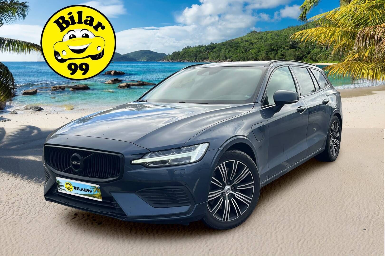 Volvo V60 2020 T6 Twin engine AWD Momentum Advanced - | ACC | Nahkapenkit | Vetokoukku | LED | Sähkökontti | 