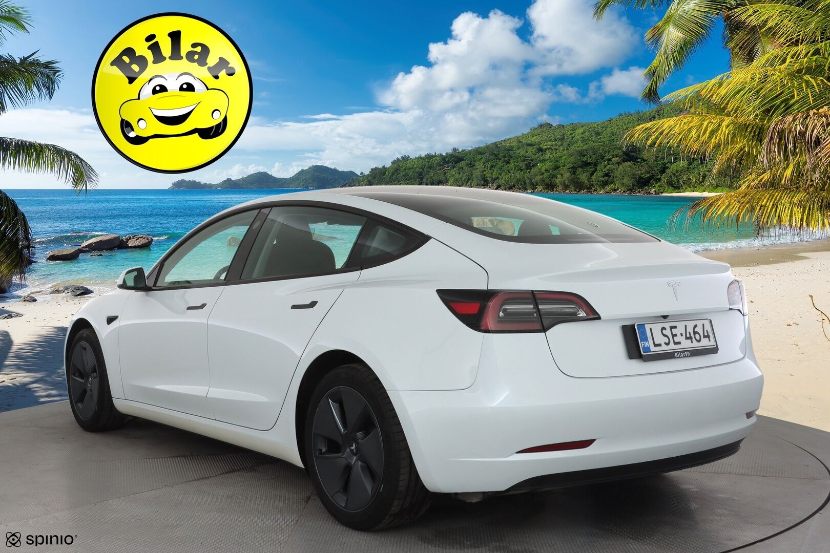 Tesla Model 3 2023 RWD - | ILP | ACC | Lasikatto | Matrix-LED | Muistipenkki | P.Kamera | Premium Speakers | Navi | Kaistavahti | Keyless | 1-om Suomi-auto | Kahdet renkaat | 2x Latauskaapelit | 