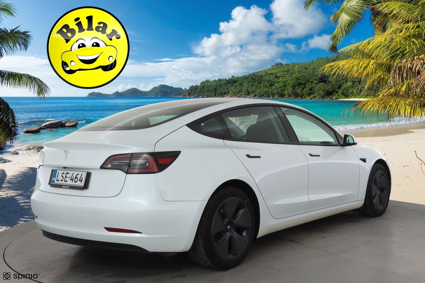 Tesla Model 3 2023 RWD - | ILP | ACC | Lasikatto | Matrix-LED | Muistipenkki | P.Kamera | Premium Speakers | Navi | Kaistavahti | Keyless | 1-om Suomi-auto | Kahdet renkaat | 2x Latauskaapelit | 