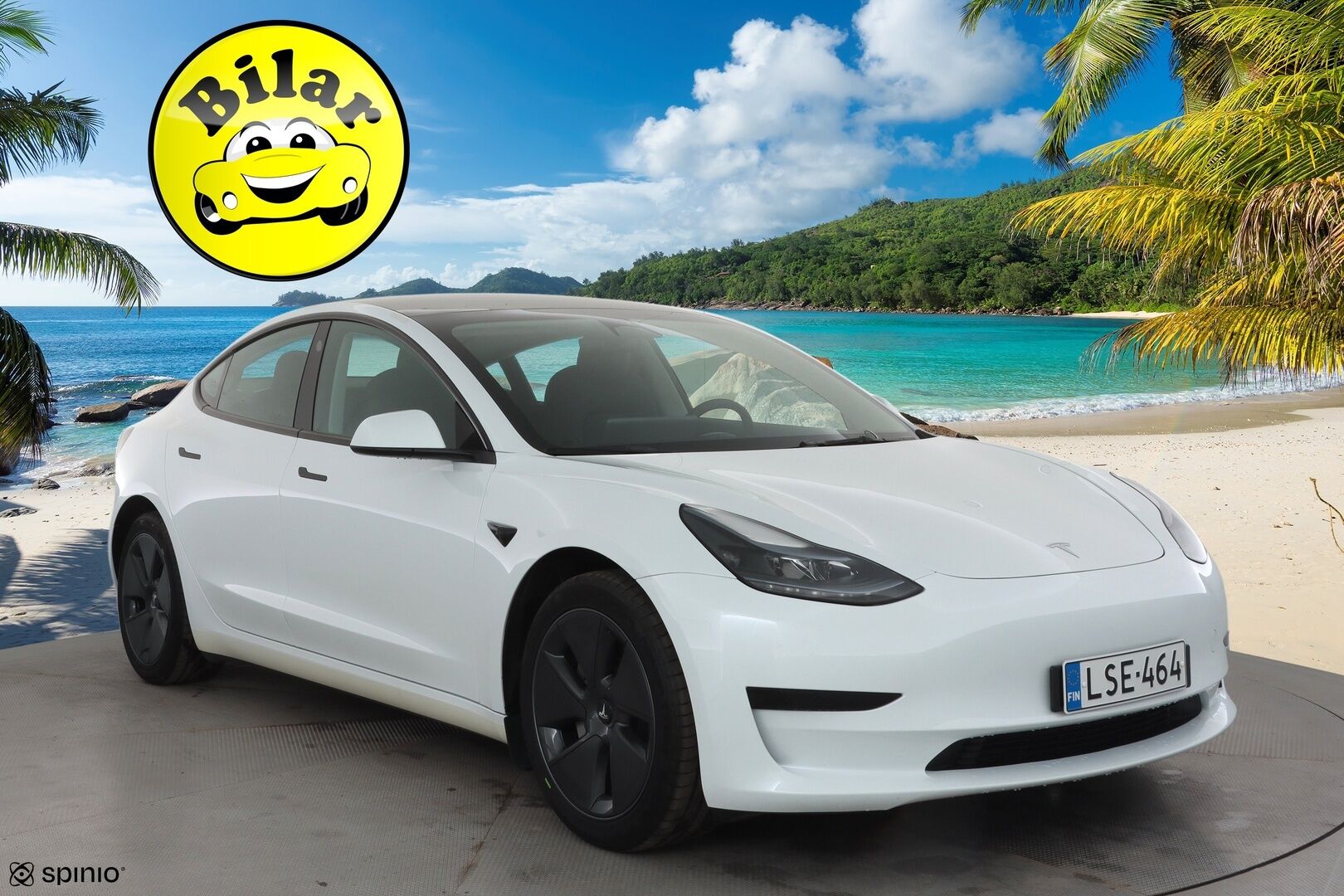Tesla Model 3 2023 RWD - | ILP | ACC | Lasikatto | Matrix-LED | Muistipenkki | P.Kamera | Premium Speakers | Navi | Kaistavahti | Keyless | 1-om Suomi-auto | Kahdet renkaat | 2x Latauskaapelit | 