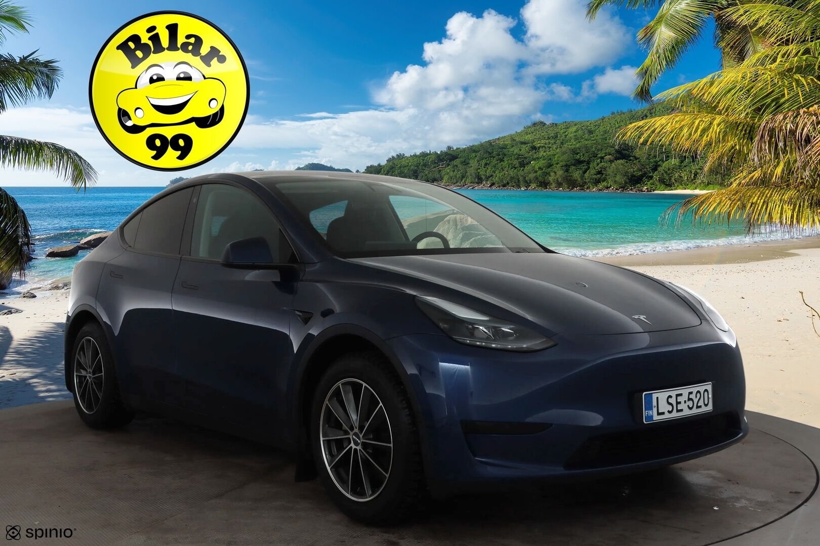 Tesla Model Y 2023 RWD * Koukku / ILP / ACC / Lasikatto / Premium Audio / P.Kamera / Matrix-LED / Muistipenkki / Kaistavahti * - 1-om Suomi-auto / Akku kuntotarkastettu / Kahdet renkaat aluvanteilla