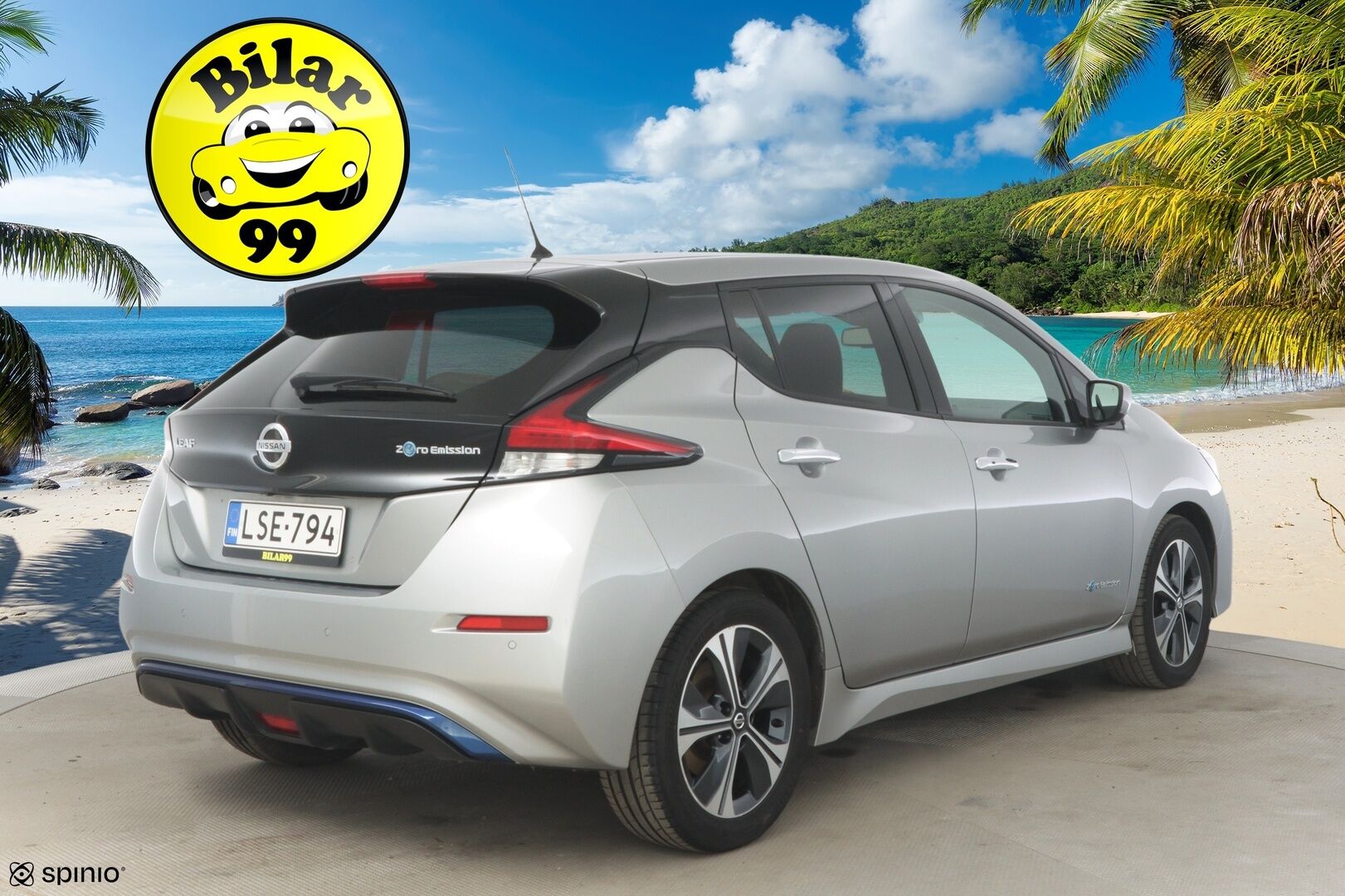 Nissan Leaf 2018 Tekna 40 kWh *360 Kamera / Vakkari / Ratinlämmitin / Puolinahkapenkit* - 2x Renkaat / Siisti! - HULLUT AVAJAISHULINAT KORKOTARJOUS 3,29 %