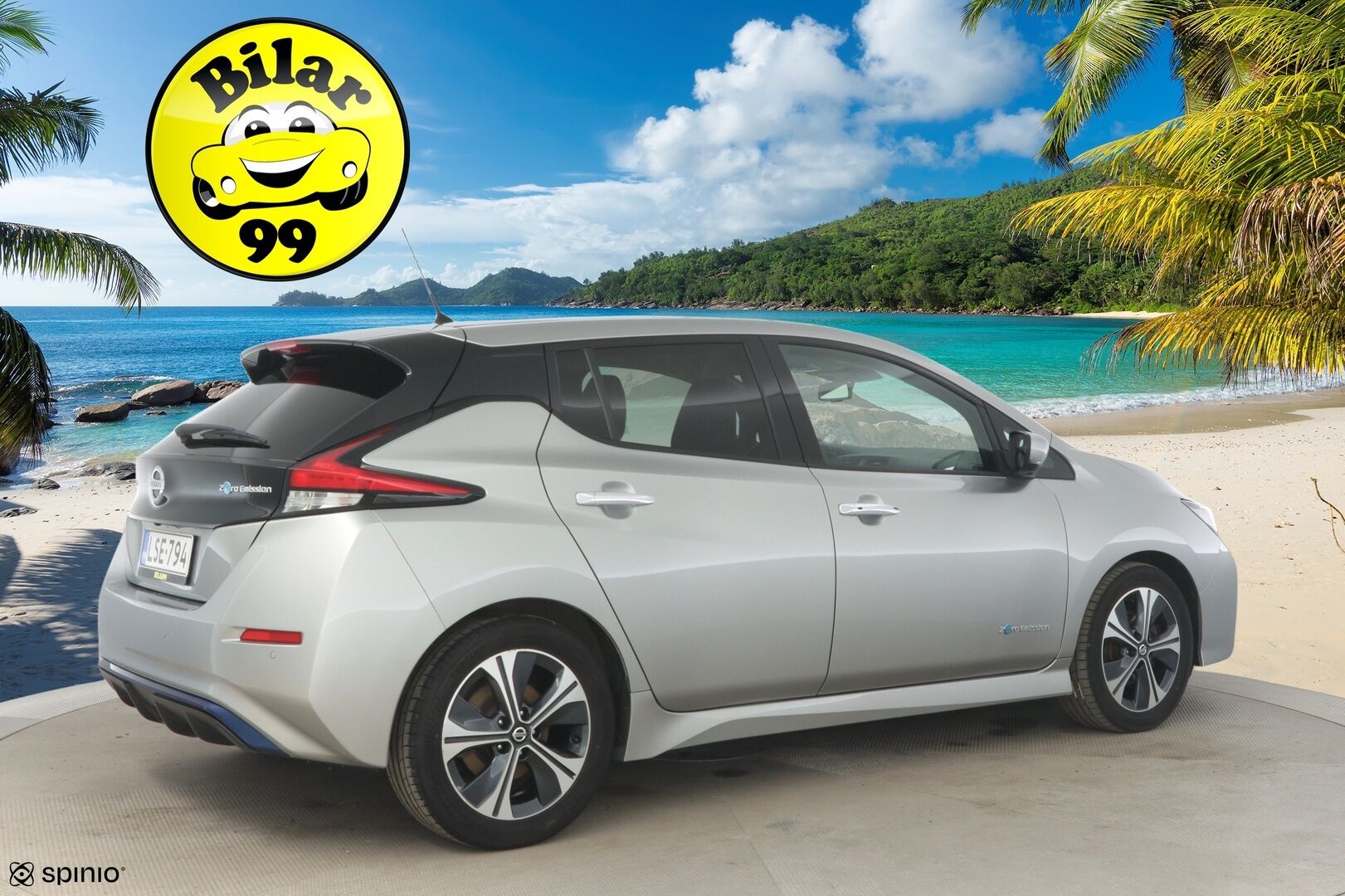 Nissan Leaf 2018 Tekna 40 kWh *360 Kamera / Vakkari / Ratinlämmitin / Puolinahkapenkit* - 2x Renkaat / Siisti! - HULLUT AVAJAISHULINAT KORKOTARJOUS 3,29 %