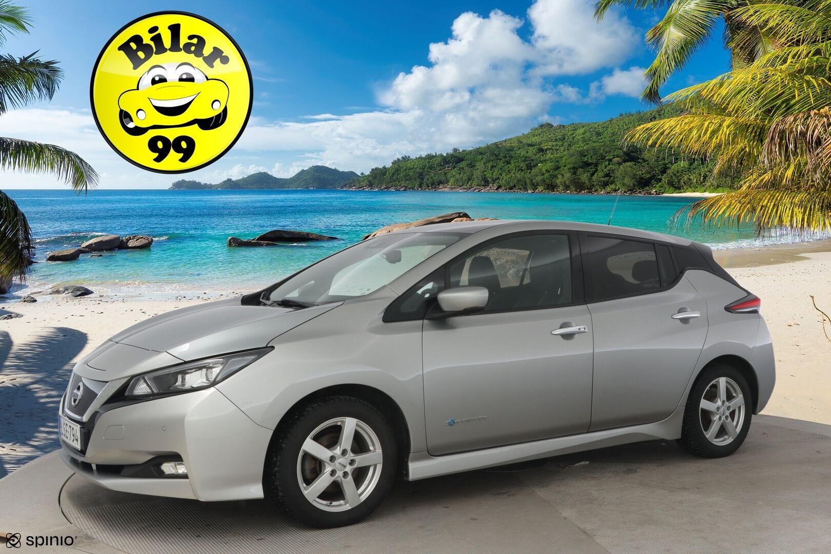 Nissan Leaf 2018 Tekna 40 kWh / 360-kamera / Ratinlämmitin / Puolinahkapenkit* - 2xRenkaat / Siisti!