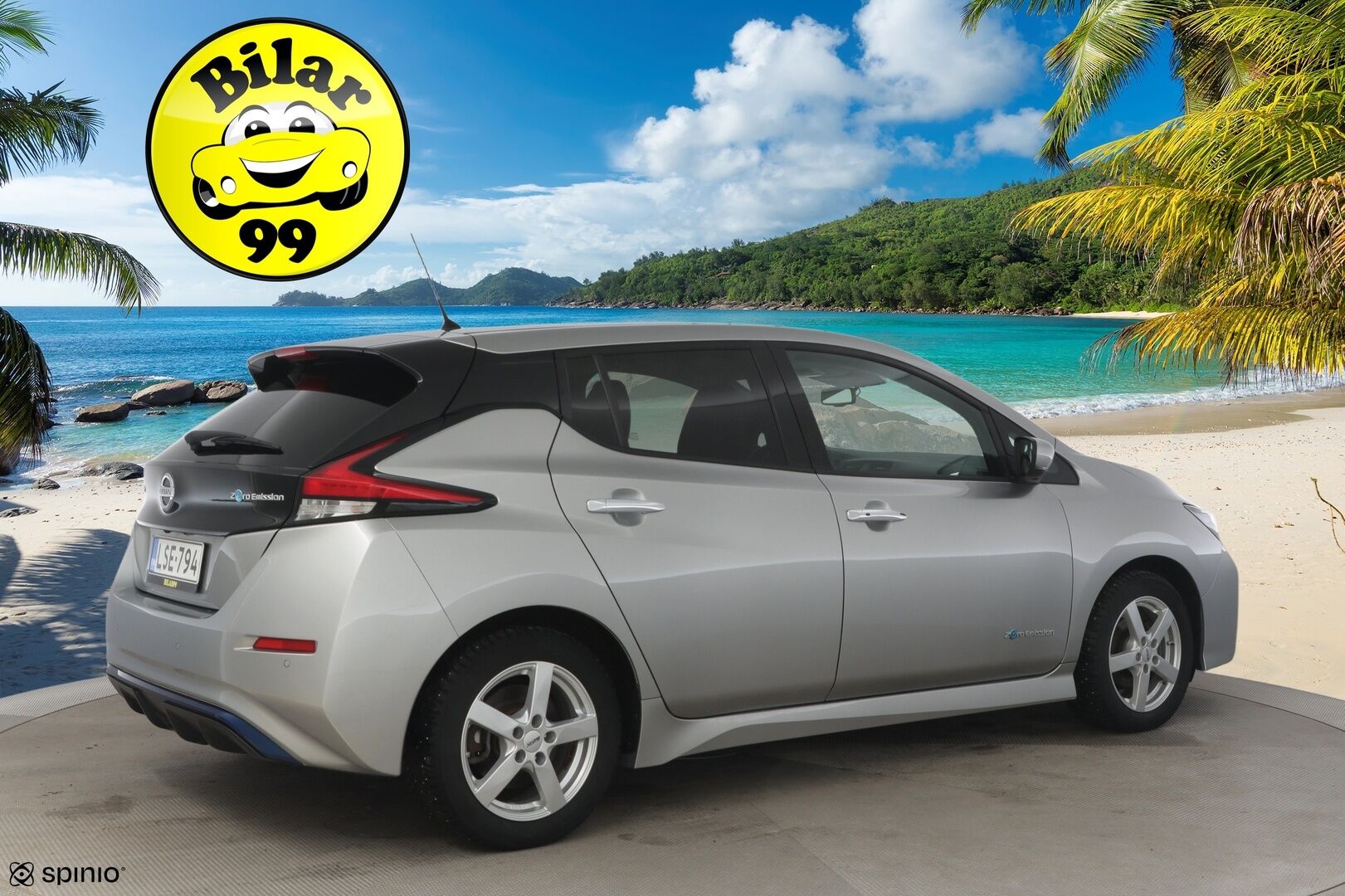 Nissan Leaf 2018 Tekna 40 kWh / 360-kamera / Ratinlämmitin / Puolinahkapenkit* - 2xRenkaat / Siisti!