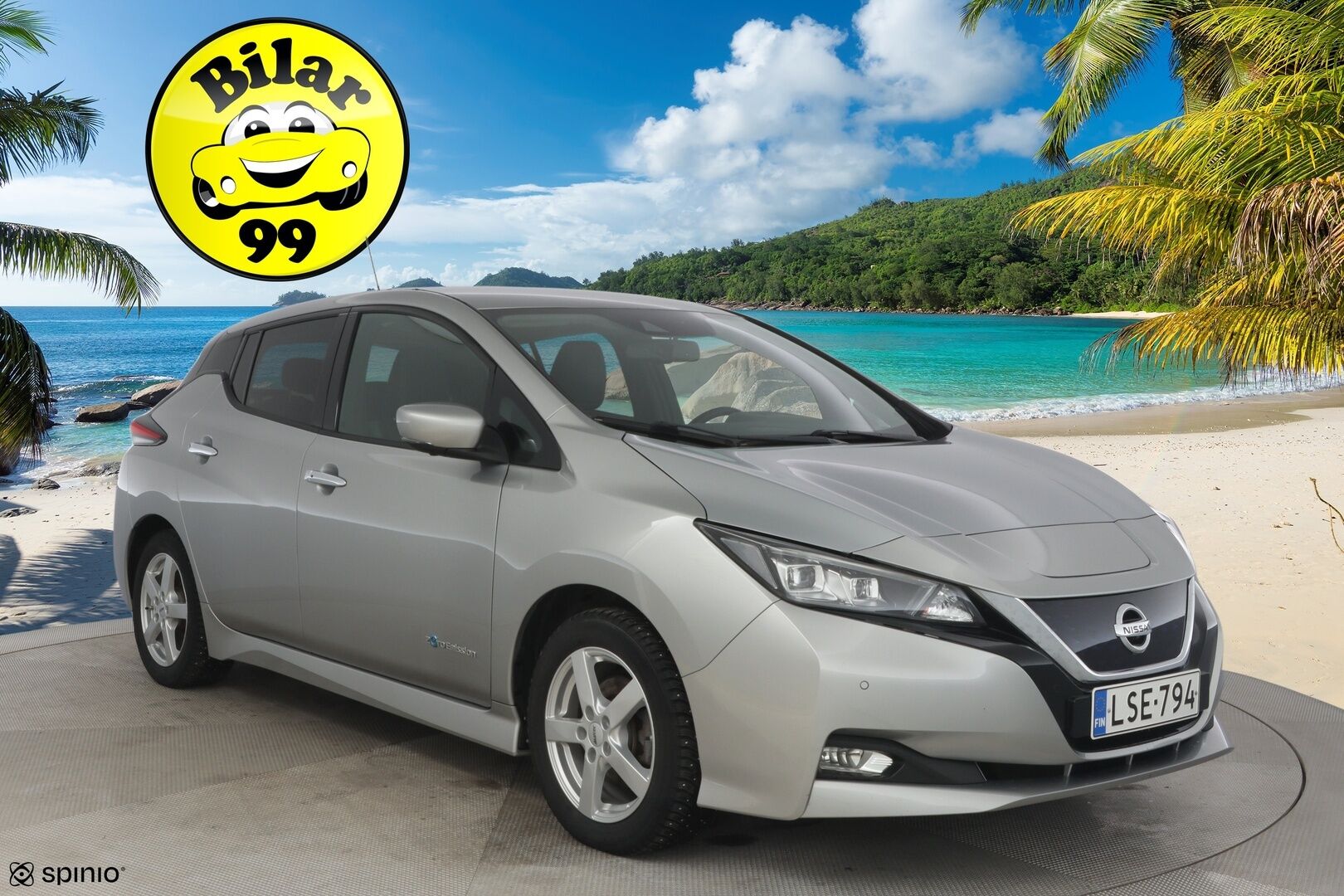 Nissan Leaf 2018 Tekna 40 kWh / 360-kamera / Ratinlämmitin / Puolinahkapenkit* - 2xRenkaat / Siisti!