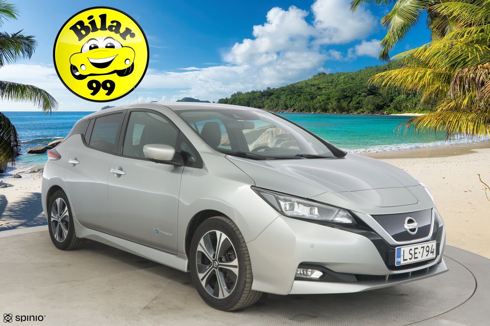 Nissan Leaf 2018 Tekna 40 kWh *360 Kamera / Vakkari / Ratinlämmitin / Puolinahkapenkit* - 2x Renkaat / Siisti! - HULLUT AVAJAISHULINAT KORKOTARJOUS 3,29 %