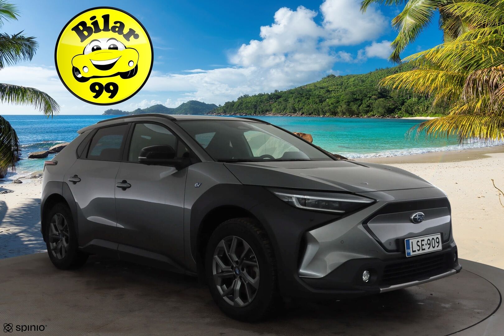 Subaru Solterra 2023 Limited * ACC / LED / 360 / Sähköpenkki / Navi / Kaistavahti / Koukku / Keyless * - 1-om Suomi-auto / Akku kuntotarkastettu SoH 95,9% / Merkkihuollot / Kahdet renkaat aluvanteilla