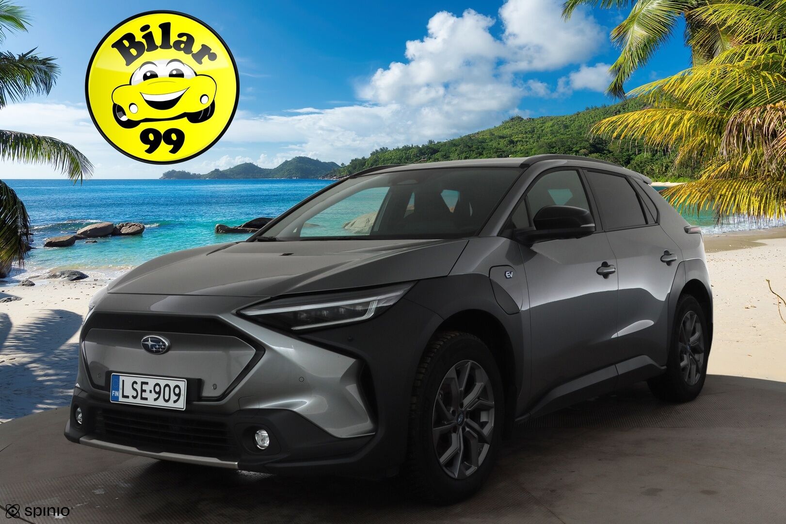 Subaru Solterra 2023 Limited * ACC / LED / 360 / Sähköpenkki / Navi / Kaistavahti / Koukku / Keyless * - 1-om Suomi-auto / Akku kuntotarkastettu SoH 95,9% / Merkkihuollot / Kahdet renkaat aluvanteilla