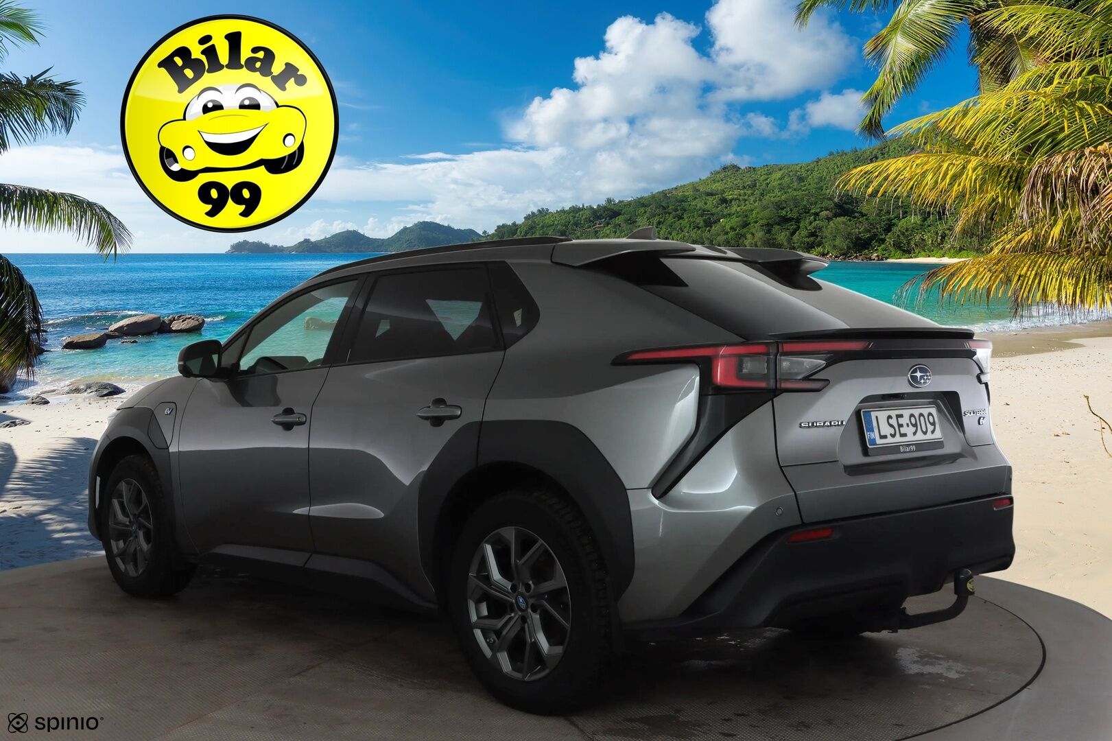 Subaru Solterra 2023 Limited * ACC / LED / 360 / Sähköpenkki / Navi / Kaistavahti / Koukku / Keyless * - 1-om Suomi-auto / Akku kuntotarkastettu SoH 95,9% / Merkkihuollot / Kahdet renkaat aluvanteilla