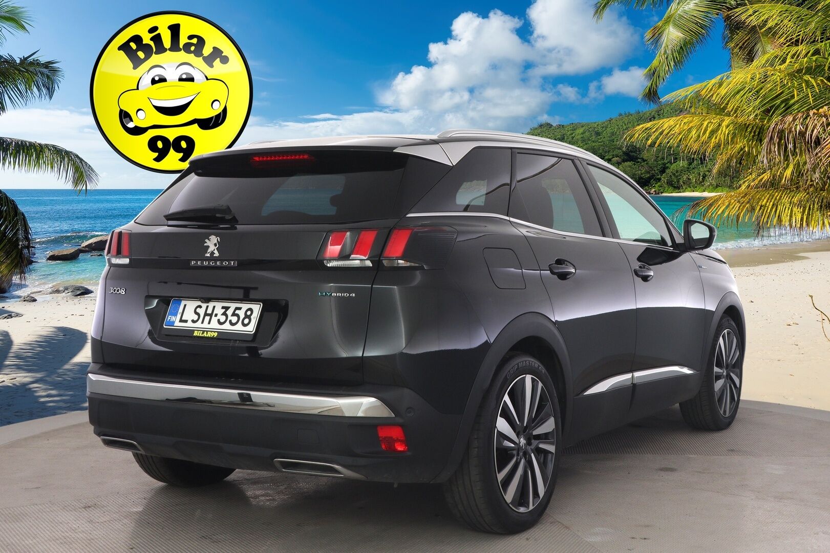 Peugeot 3008 2021 GT Hybrid4 300 EAT8-automaatti - Hierova ja sähköinen kuljettajanpenkki / Nahkasisusta / Adapti Vakkari /  Focal Sound System / Panorama / Sairaan Kovat Varusteet!