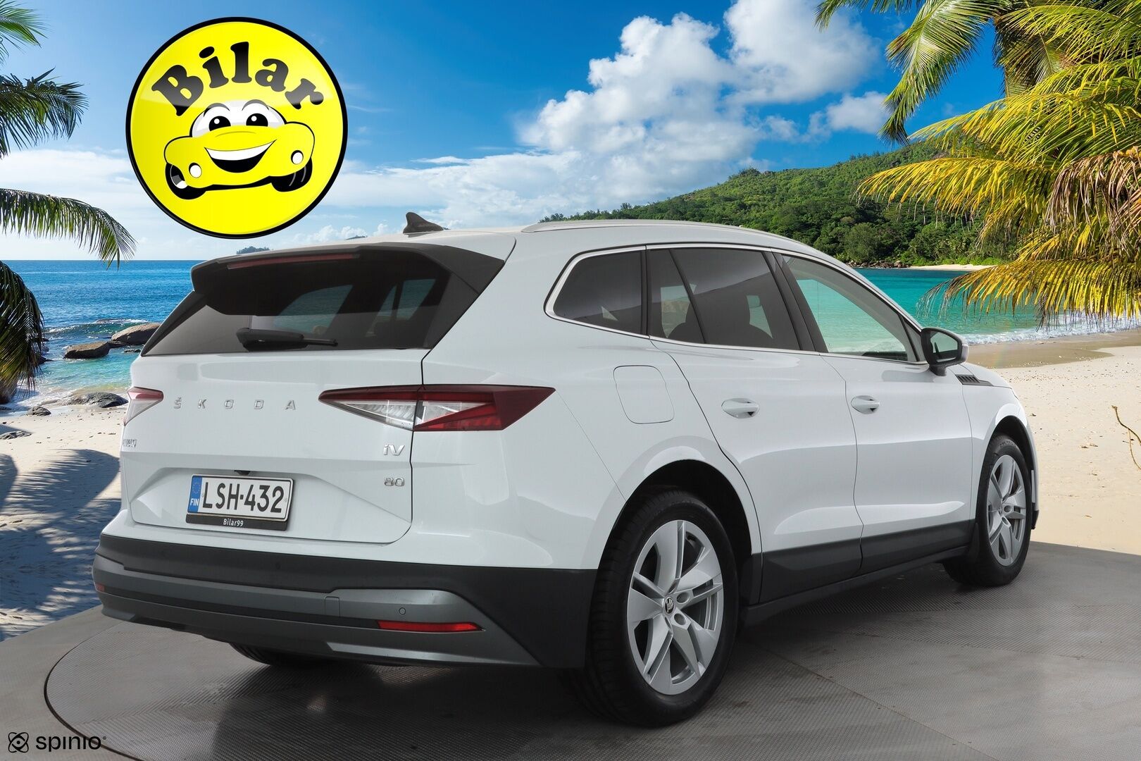 Skoda Enyaq 2023 80 iV - ACC | ILP | Koukku | P.kamera | Puolinahat | Ratinlämmitys | Keyless | Apple&Android | 1.Om Suomi-auto | Kahdet Renkaat | Merkkihuollettu |