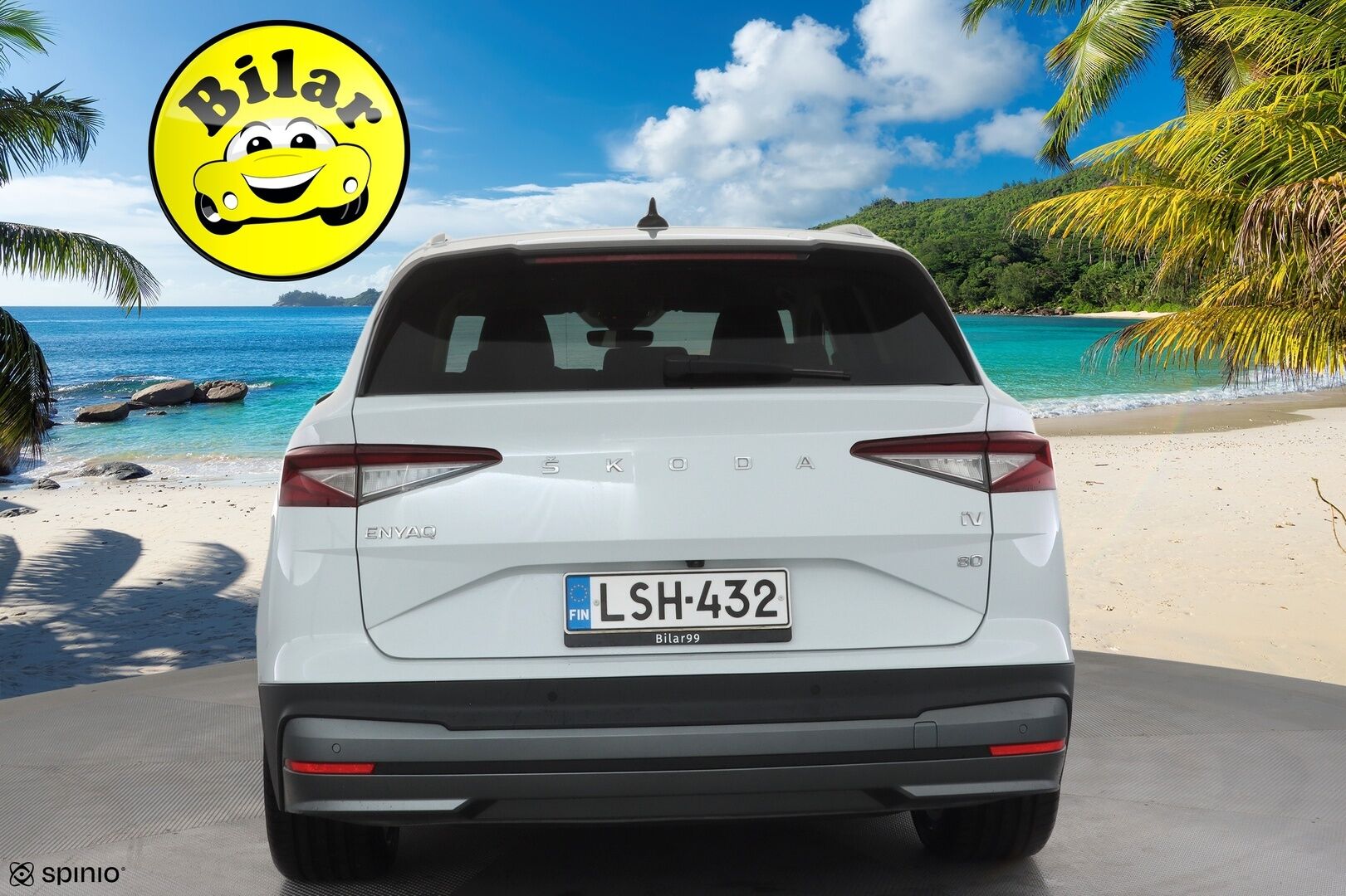 Skoda Enyaq 2023 80 iV - ACC | ILP | Koukku | P.kamera | Puolinahat | Ratinlämmitys | Keyless | Apple&Android | 1.Om Suomi-auto | Kahdet Renkaat | Merkkihuollettu
