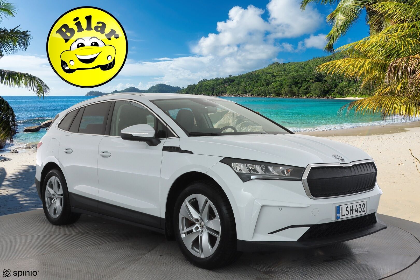 Skoda Enyaq 2023 80 iV - ACC | ILP | Koukku | P.kamera | Puolinahat | Ratinlämmitys | Keyless | Apple&Android | 1.Om Suomi-auto | Kahdet Renkaat | Merkkihuollettu