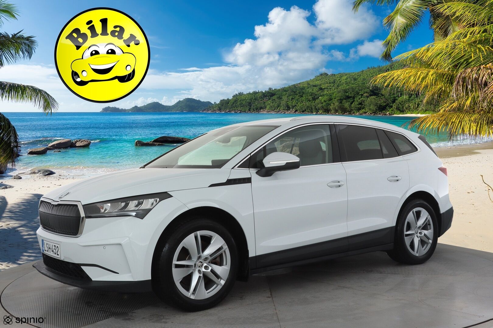 Skoda Enyaq 2023 80 iV - ACC | ILP | Koukku | P.kamera | Puolinahat | Ratinlämmitys | Keyless | Apple&Android | 1.Om Suomi-auto | Kahdet Renkaat | Merkkihuollettu |