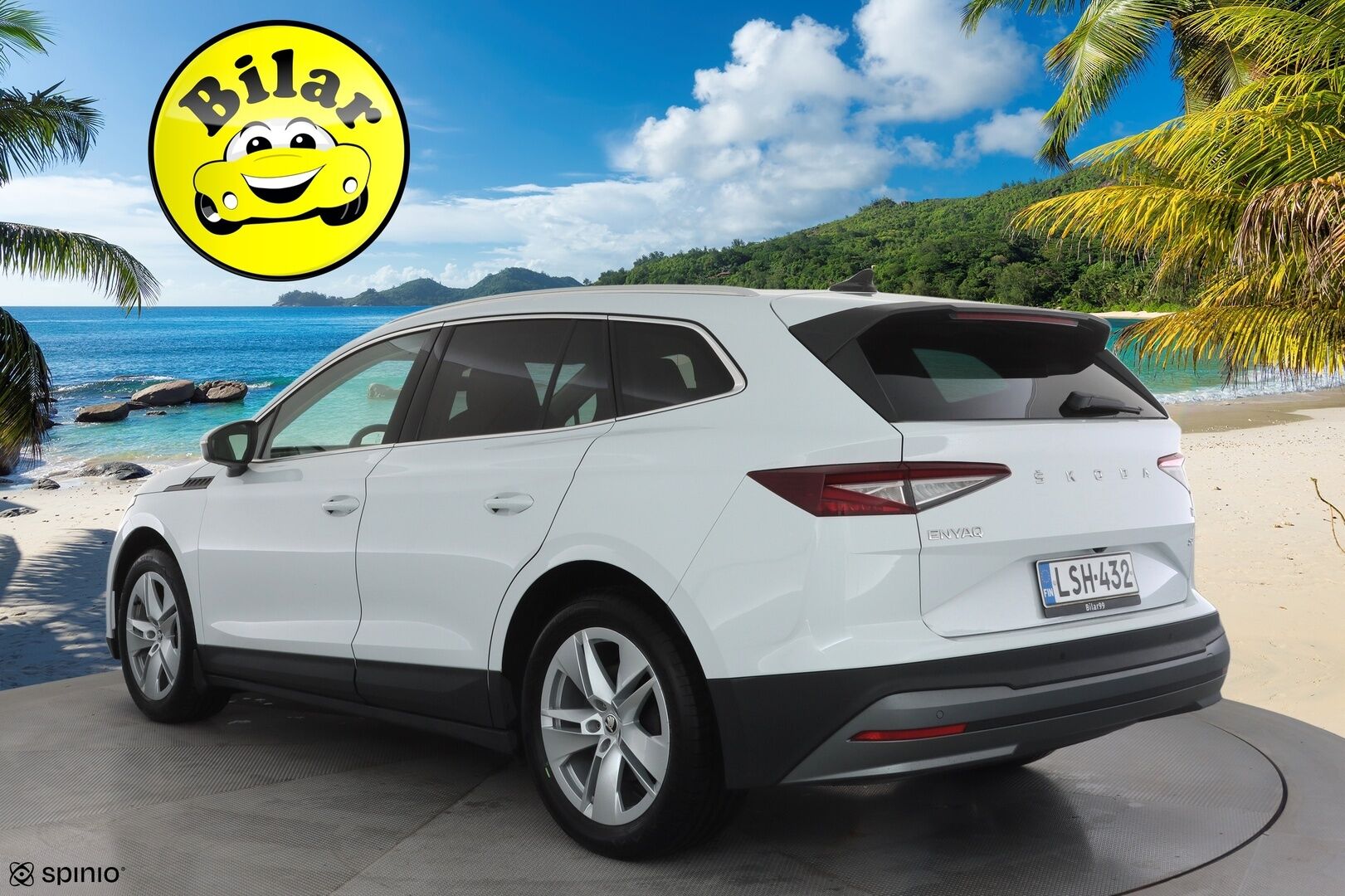 Skoda Enyaq 2023 80 iV - ACC | ILP | Koukku | P.kamera | Puolinahat | Ratinlämmitys | Keyless | Apple&Android | 1.Om Suomi-auto | Kahdet Renkaat | Merkkihuollettu