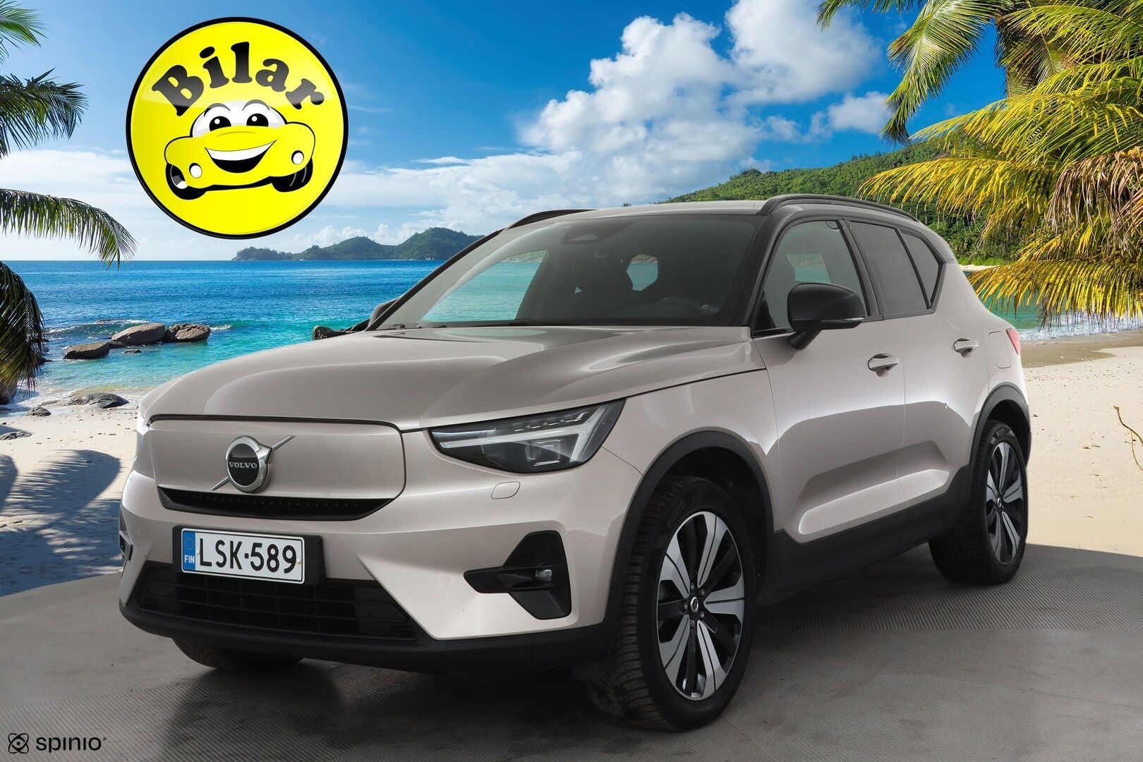 Volvo XC40 2023 Recharge Single Plus aut - | ACC | ILP | Koukku | Pixel-LED | High performance audio | Muistipenkki | Sporttipenkit | P.Kamera | Keyless | Apple&Android | 1.Om Suomi-auto | Kahdet Renkaat |