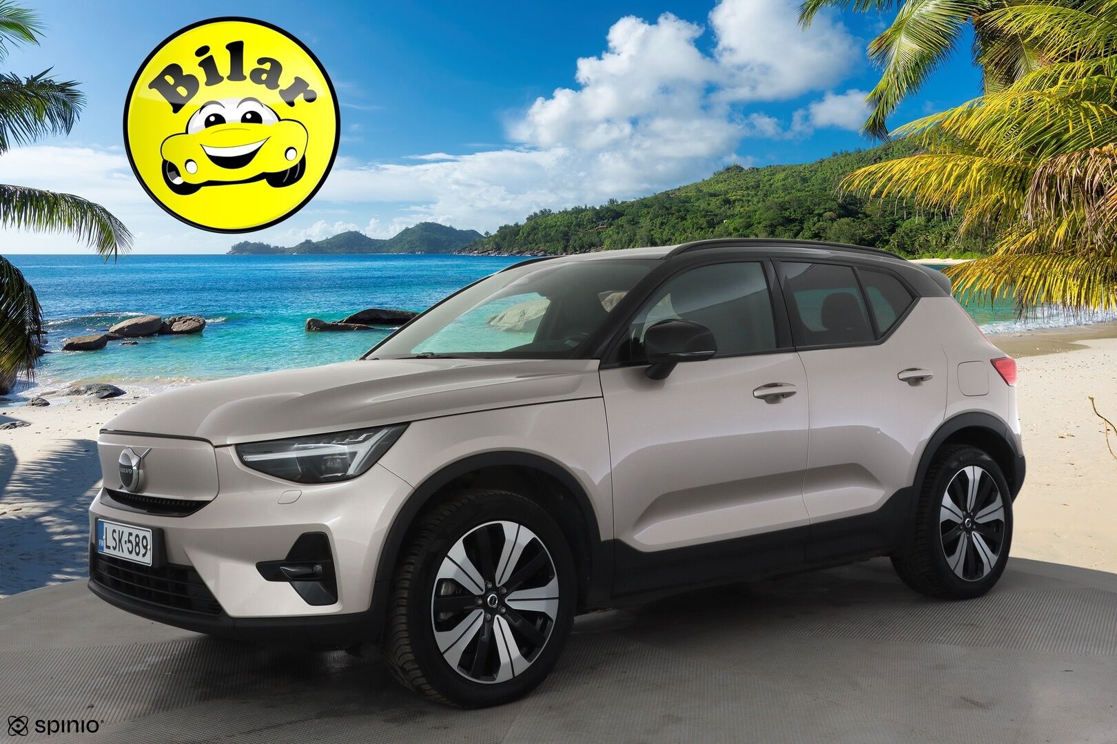 Volvo XC40 2023 Recharge Single Plus aut - | ACC | ILP | Koukku | Pixel-LED | High performance audio | Muistipenkki | Sporttipenkit | P.Kamera | Keyless | Apple&Android | 1.Om Suomi-auto | Kahdet Renkaat |