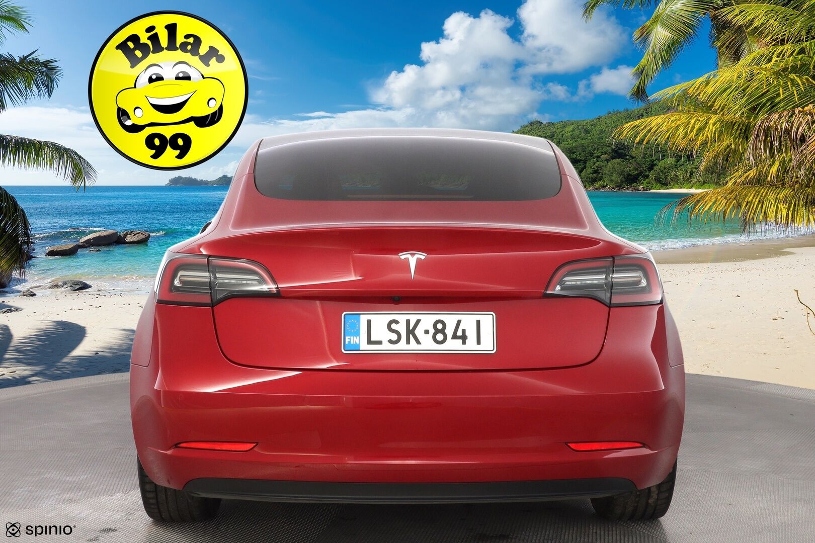 Tesla Model 3 2022 Standard Range Plus * AMD Ryzen / Lämpöpumppu / ACC / Matrix-Led / Kamera * - Kahdet vanteet / Erikoisväri / Molemmat laturit / Puhdas CarVertical
