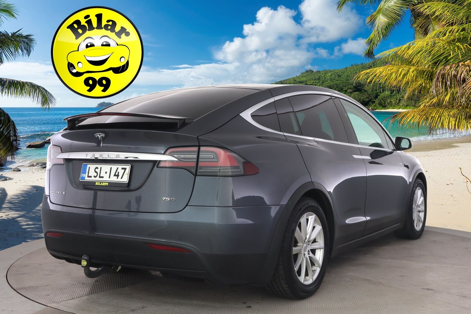 Tesla Model X 2018 75D *Autopilot / CCS / 2x Vanteet / Koukku / Lasikatto* - *JUURI KATSASTETTU / Autopilot / CCS / 2x Vanteet / Koukku