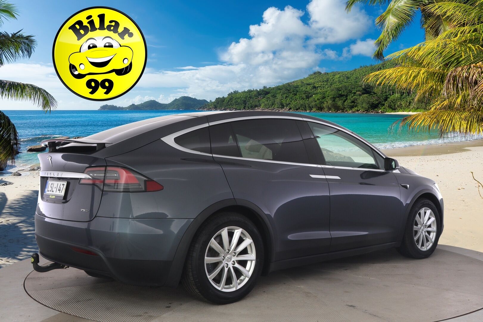 Tesla Model X 2018 75D *Autopilot / CCS / 2x Vanteet / Koukku / Lasikatto* - *JUURI KATSASTETTU / Autopilot / CCS / 2x Vanteet / Koukku