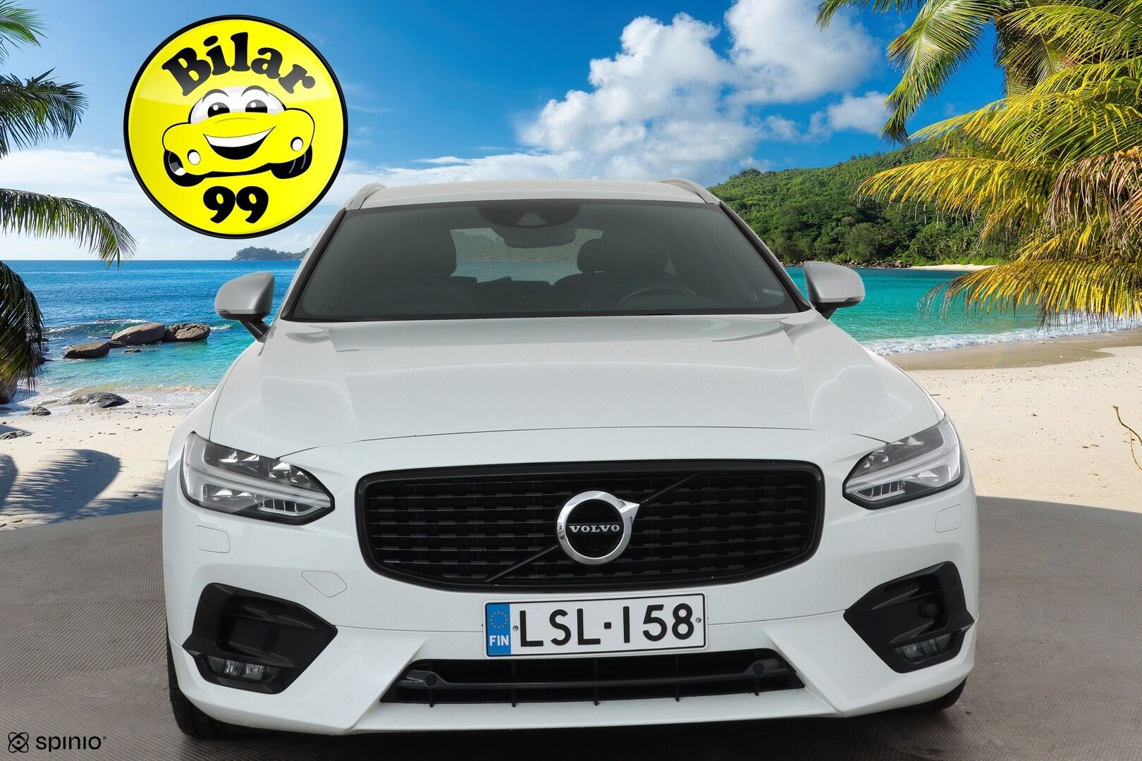 Volvo V90 2018 D3 AWD R-Design **Webasto / Koukku / Adapt.Vakkari / Full-LED / Sporttipenkki Muistilla / P.Tutkat / Navi / Keyless** - Kahdet Renkaat
