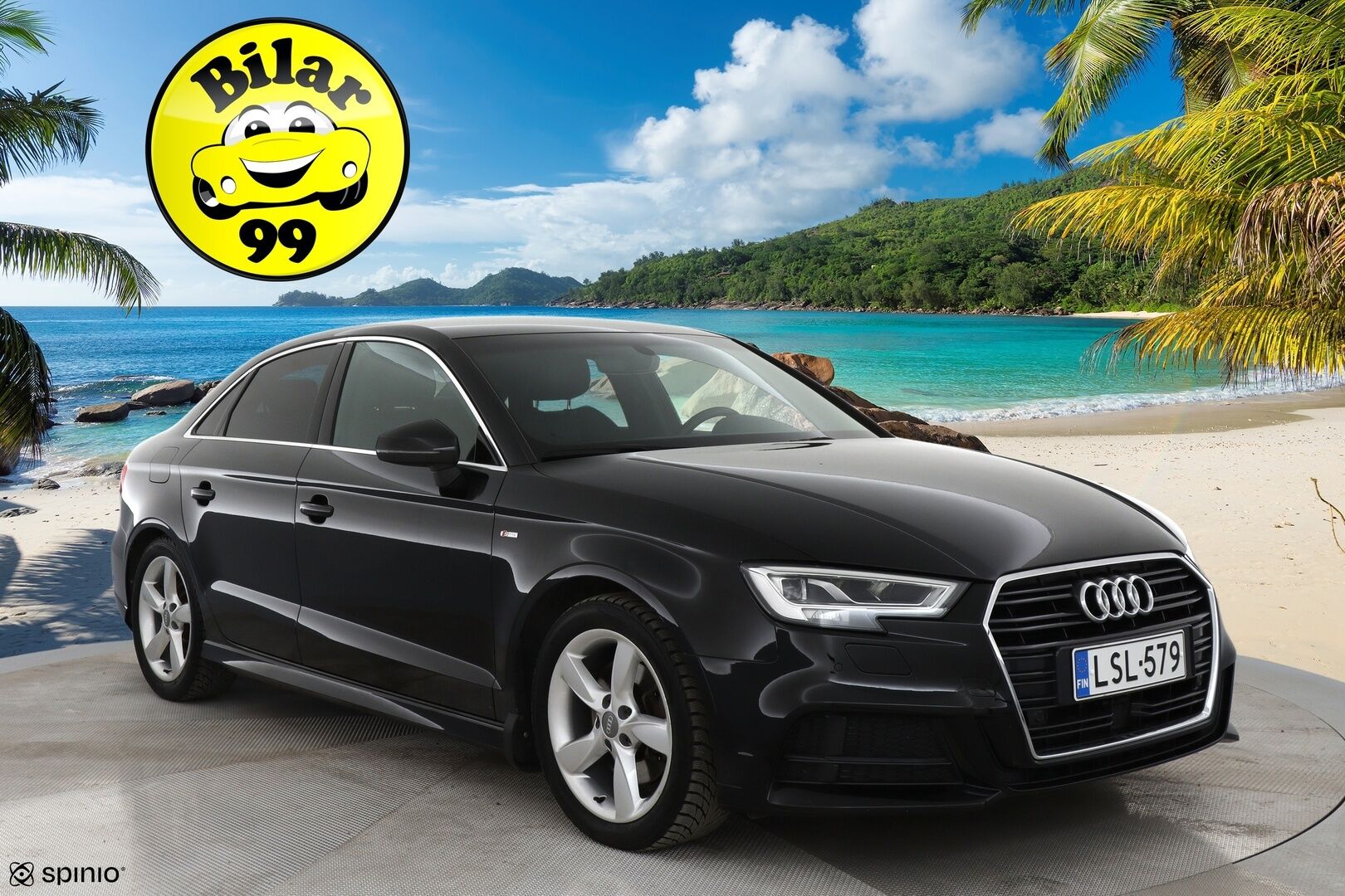 Audi A3 2018 Sedan S line Business Sport 2,0 TFSI 140 kW quattro S tronic - Todella siisti / Hyvin huollettu / Kahdet renkaat alumiinivantein