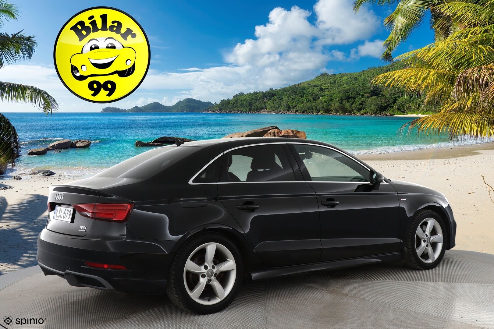 Audi A3 2018 Sedan S line Business Sport 2,0 TFSI 140 kW quattro S tronic - Todella siisti / Hyvin huollettu / Kahdet renkaat alumiinivantein