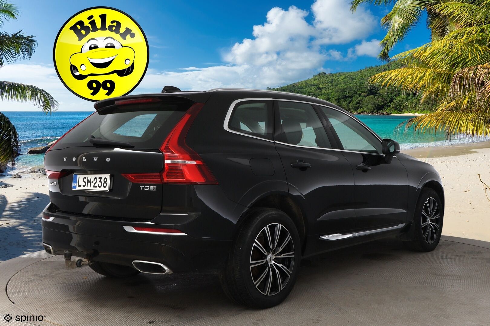 Volvo XC60 2019 T8 AWD Inscription aut * Webasto / Adapt.Vakkari / Panorama / Koukku / Audio High Performance / Nahkasisusta / Huippuvarusteet! - Merkkihuollot / 2x Renkaat aluvantein / Juuri tullut Tampereelle!