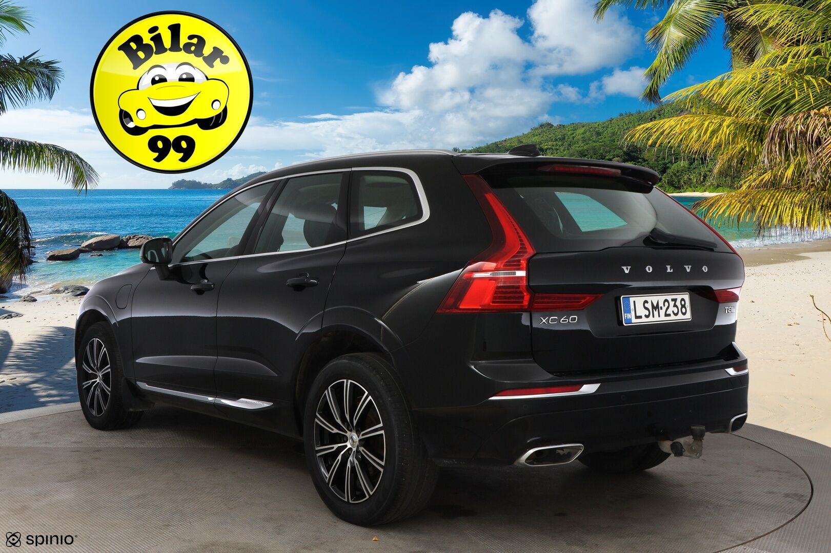 Volvo XC60 2019 T8 AWD Inscription aut * Webasto / Adapt.Vakkari / Panorama / Koukku / Audio High Performance / Nahkasisusta / Huippuvarusteet! - Merkkihuollot / 2x Renkaat aluvantein / Juuri tullut Tampereelle!