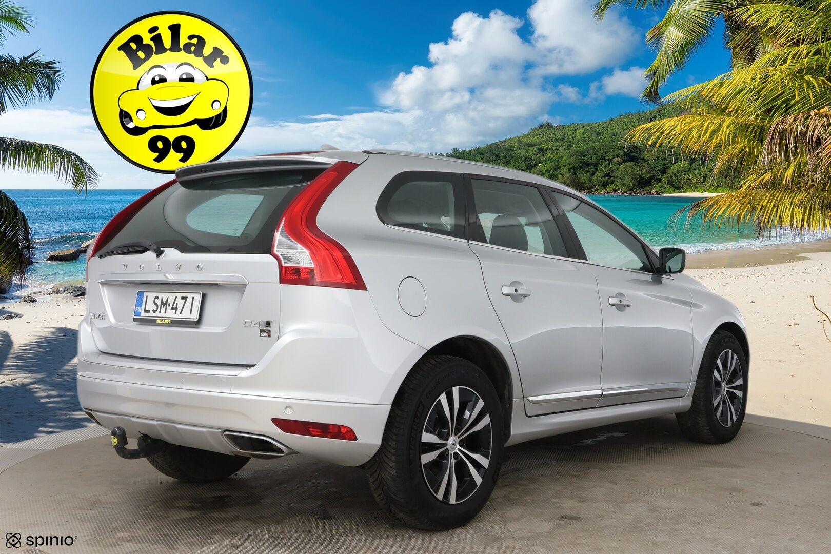 Volvo XC60 2017 D4 AWD Business Classic Summum aut / EI ADBLUE! / Adapt. vak / Webasto / Koukku / Nahkapenkki muistilla / Tutkat - Jakopää vaihdettu 2025 / 2x renkaat / Huoltokirja - HULLUT AVAJAISHULINAT KORKOTARJOUS 3,29 %