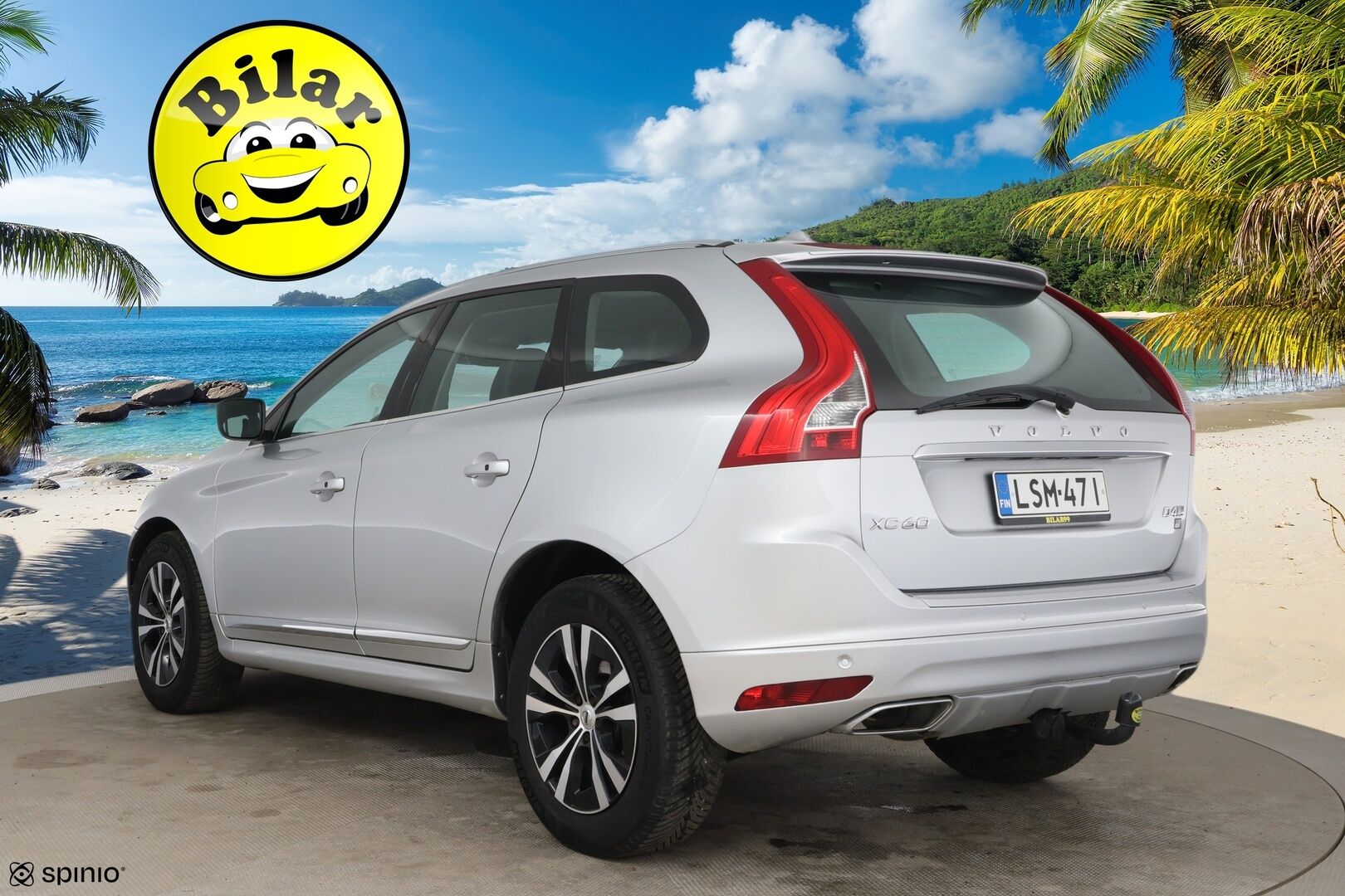 Volvo XC60 2017 D4 AWD Business Classic Summum aut  / Adapt. vak / Webasto / Koukku / Nahkapenkki muistilla / Tutkat - Jakopää vaihdettu 2025 / Ei Adblue järjestelmää / 2x renkaat / Huoltokirja
