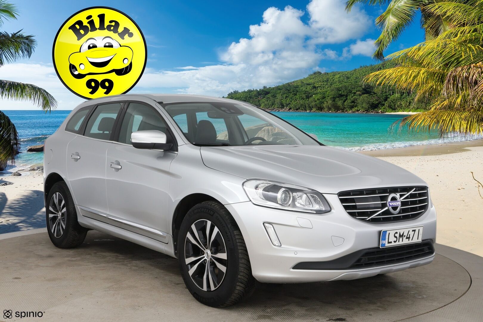 Volvo XC60 2017 D4 AWD Business Classic Summum aut / EI ADBLUE! / Adapt. vak / Webasto / Koukku / Nahkapenkki muistilla / Tutkat - Jakopää vaihdettu 2025 / 2x renkaat / Huoltokirja - HULLUT AVAJAISHULINAT KORKOTARJOUS 3,29 %