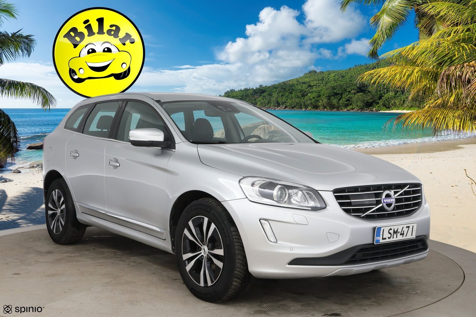 Volvo XC60 2017 D4 AWD Business Classic Summum aut  / Adapt. vak / Webasto / Koukku / Nahkapenkki muistilla / Tutkat - Jakopää vaihdettu 2025 / Ei Adblue järjestelmää / 2x renkaat / Huoltokirja