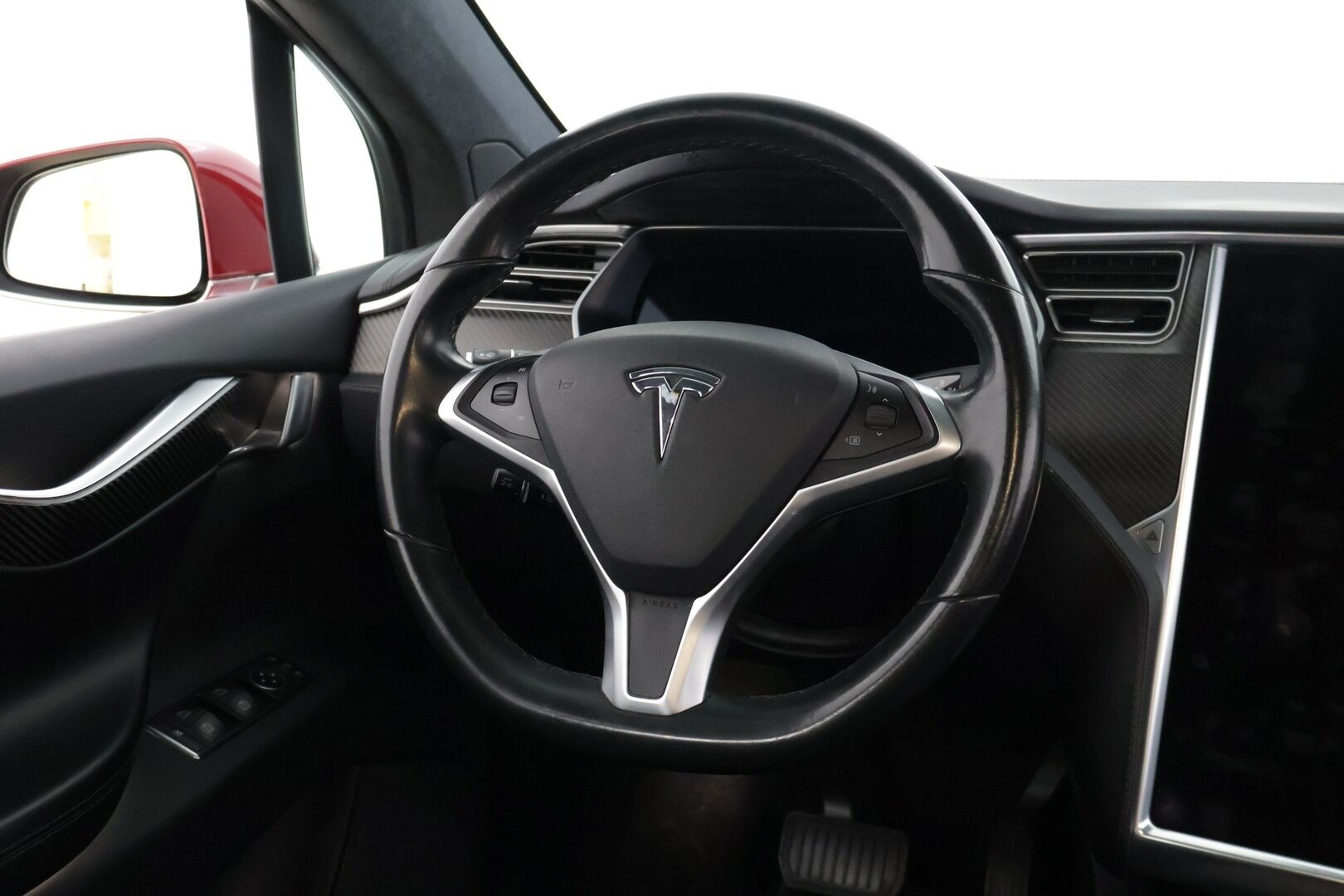 Tesla Model X 2017 100 D * Adapt. Cruise / Ilma-alusta / Mustat Nahat / P.Kamera / Kaistavahti / LED / Navi * - 3,99% KORKOTARJOUS TÄHÄN AUTOON 21.9. ASTI - * 100 D malli, tilava ja näyttävällä värillä oleva yksilö! *
