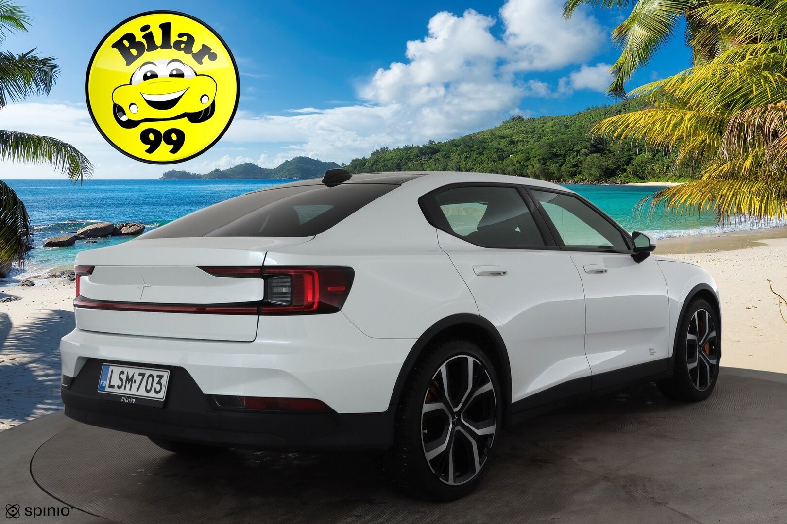 Polestar 2 2022 Long Range Dual Motor Performance * Sportpenkki Muistilla / ILP / H&K / P.Kamera / LED / Lasikatto / Kaistavahti * - 2x Latauskaapelit / Merkkihuollettu / Upea Performance Polestar!