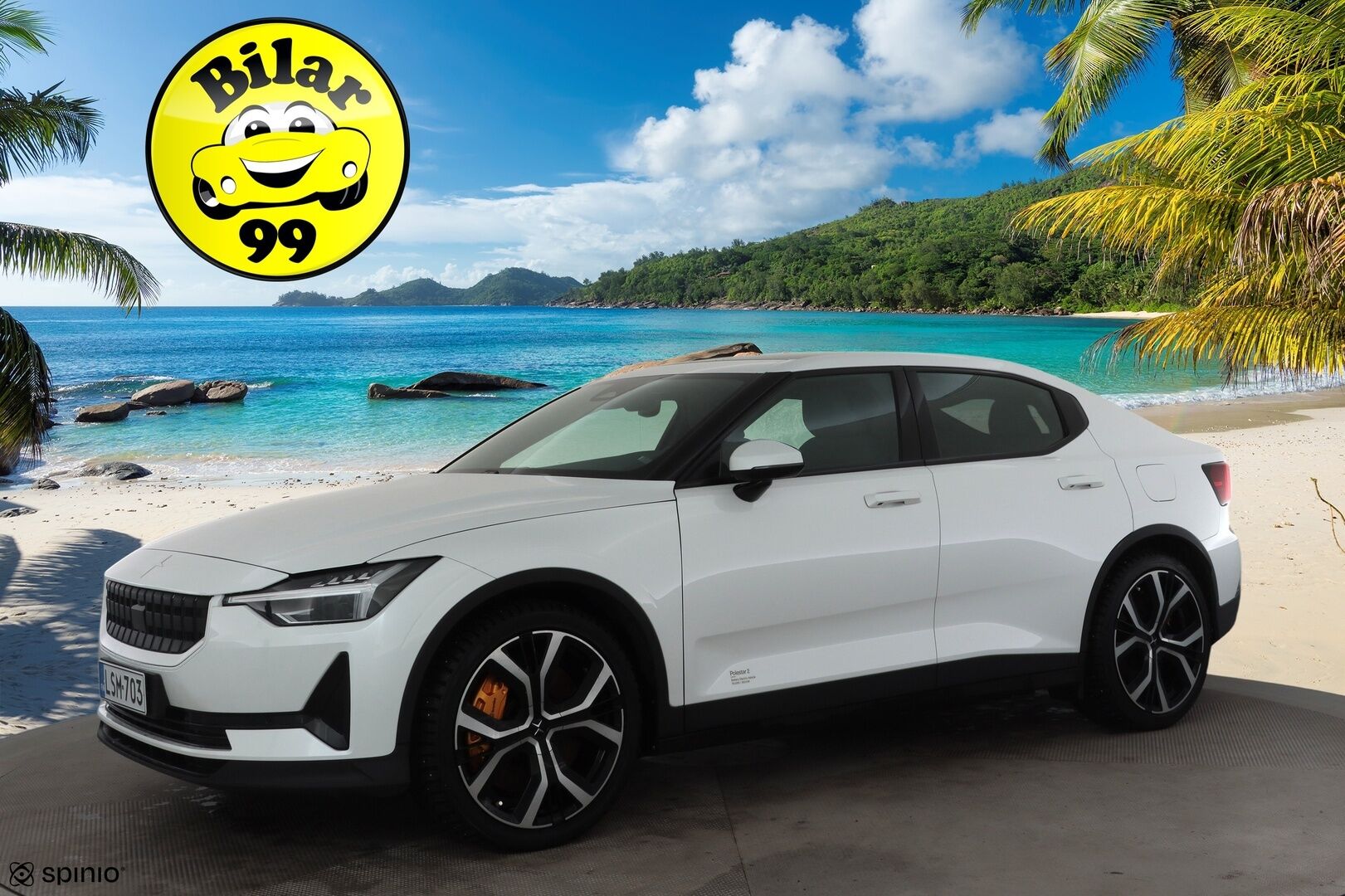 Polestar 2 2022 Long Range Dual Motor Performance * Sportpenkki Muistilla / ILP / H&K / P.Kamera / LED / Lasikatto / Kaistavahti * - 2x Latauskaapelit / Merkkihuollettu / Upea Performance Polestar!