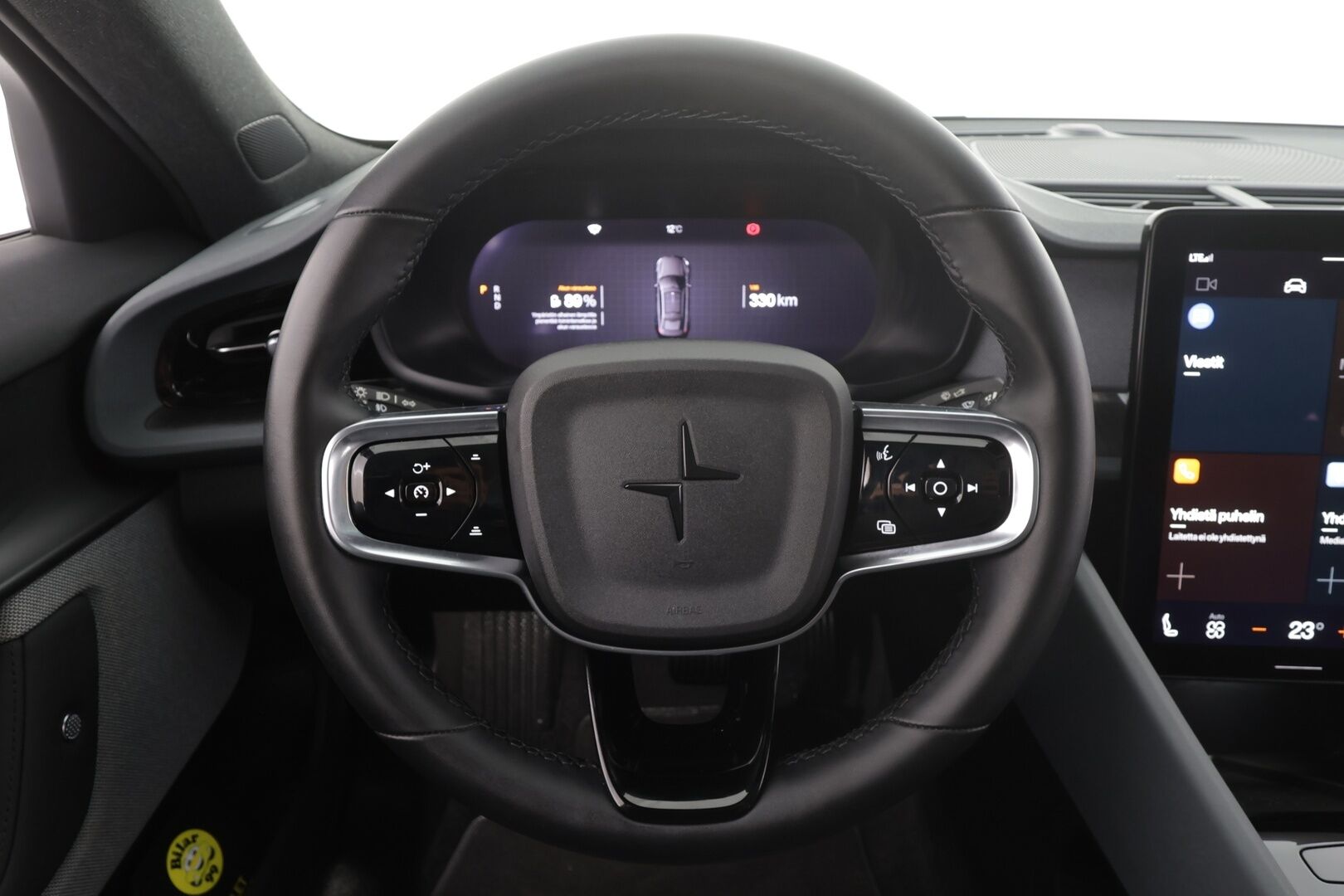 Polestar 2 2022 Long Range Dual Motor Performance * Sportpenkki Muistilla / ILP / H&K / P.Kamera / LED / Lasikatto / Kaistavahti * - 2x Latauskaapelit / Merkkihuollot