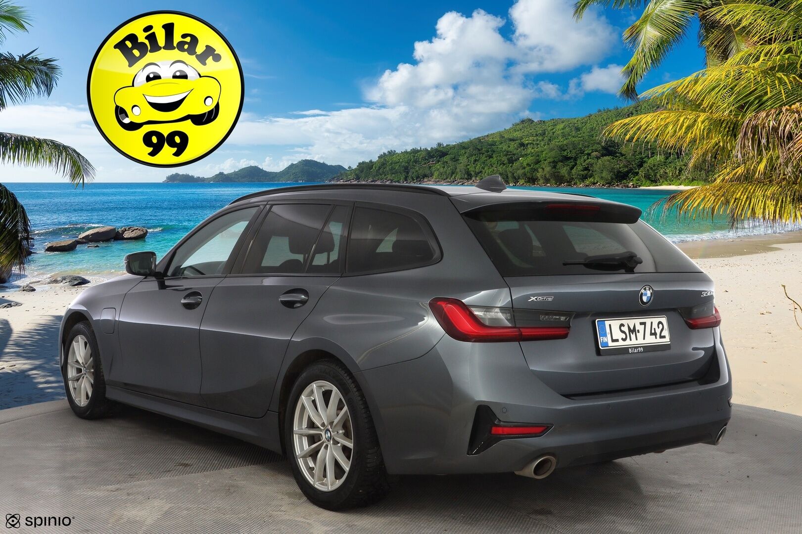 BMW 330 2021 G21 Touring 330e xDrive Business Sport *Koukku / Tutkat / Sporttipenkit / S.Luukku* - Kahdet BMW:n vanteet / Juuri huollettu / Säännöllinen huoltokirja