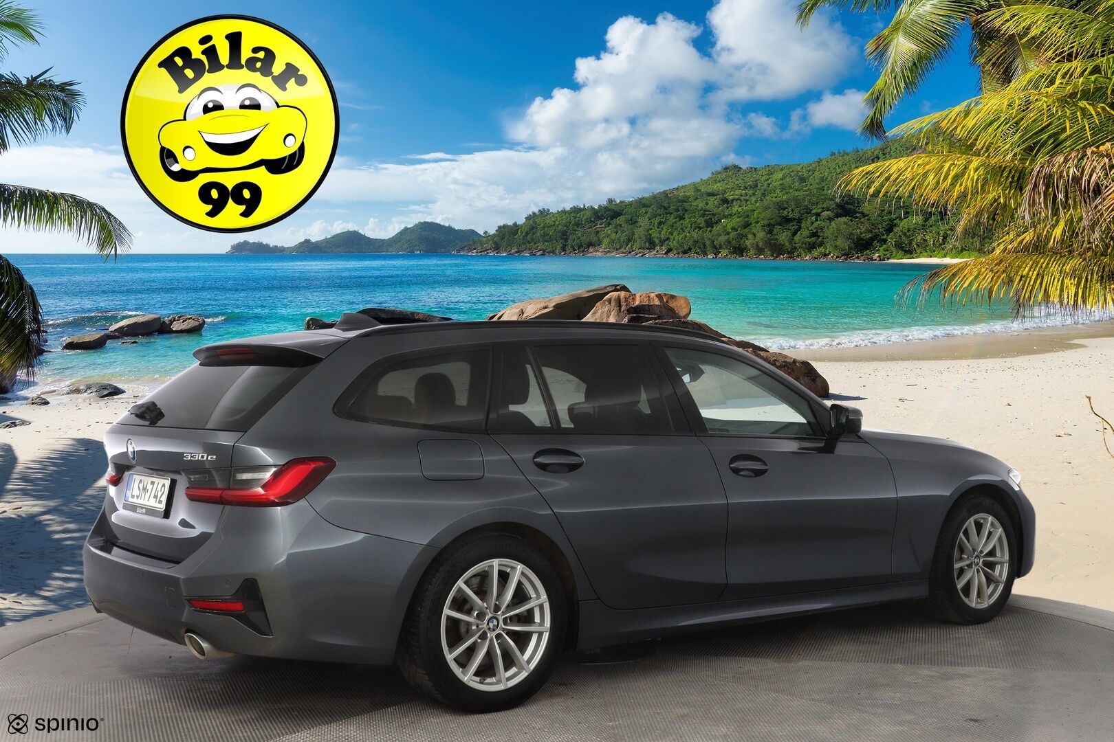 BMW 330 2021 G21 Touring 330e xDrive Business Sport *Koukku / Tutkat / Sporttipenkit / S.Luukku* - Kahdet BMW:n vanteet / Juuri huollettu 