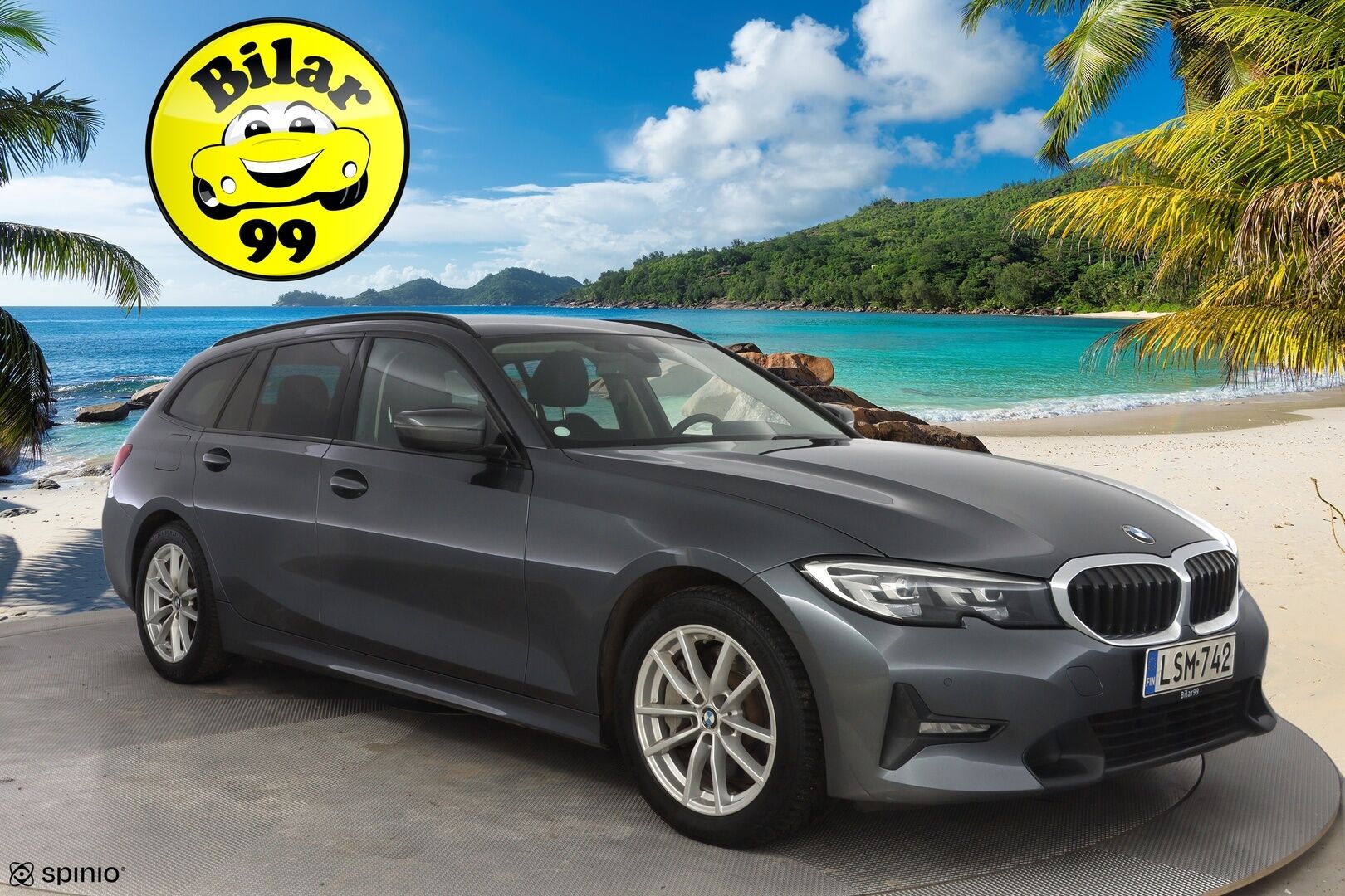 BMW 330 2021 G21 Touring 330e xDrive Business Sport *Koukku / Tutkat / Sporttipenkit / S.Luukku* - Kahdet BMW:n vanteet / Juuri huollettu / Säännöllinen huoltokirja - HULLUT AVAJAISHULINAT KORKOTARJOUS 3,29 %