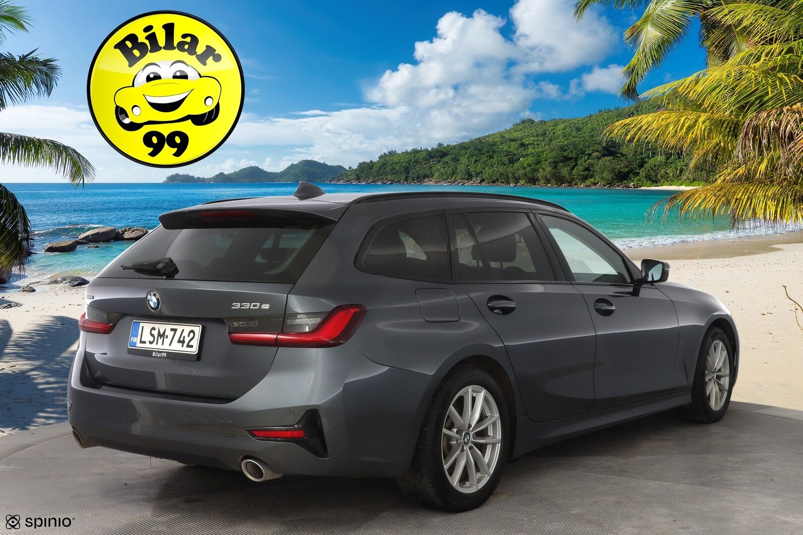 BMW 330 2021 G21 Touring 330e xDrive Business Sport *Koukku / Tutkat / Sporttipenkit / S.Luukku* - Kahdet BMW:n vanteet / Juuri huollettu 