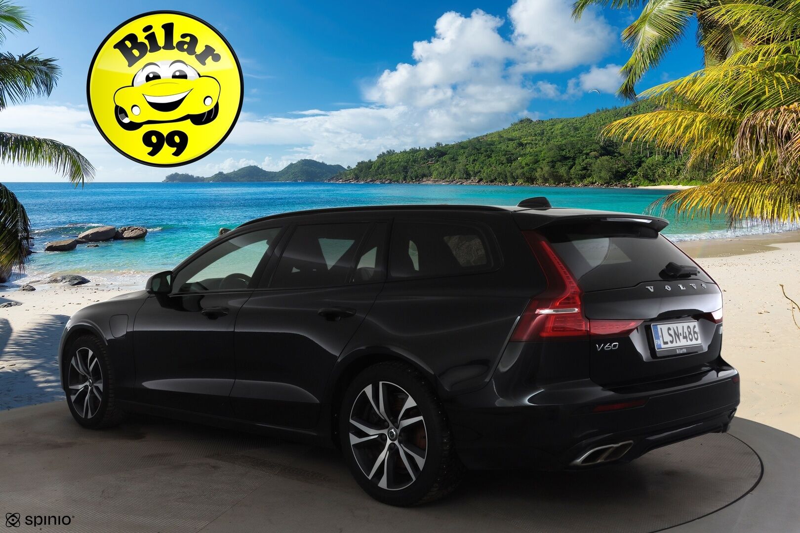 Volvo V60 2021 T8 TwE AWD R-Design aut * ACC / P.kamera / Muistipenkki / Webasto / BLIS / Koukku / Sporttipenkit / KeylessGo * - Kahdet renkaat aluvanteilla / Akku kuntotarkastettu / Merkkihuollettu