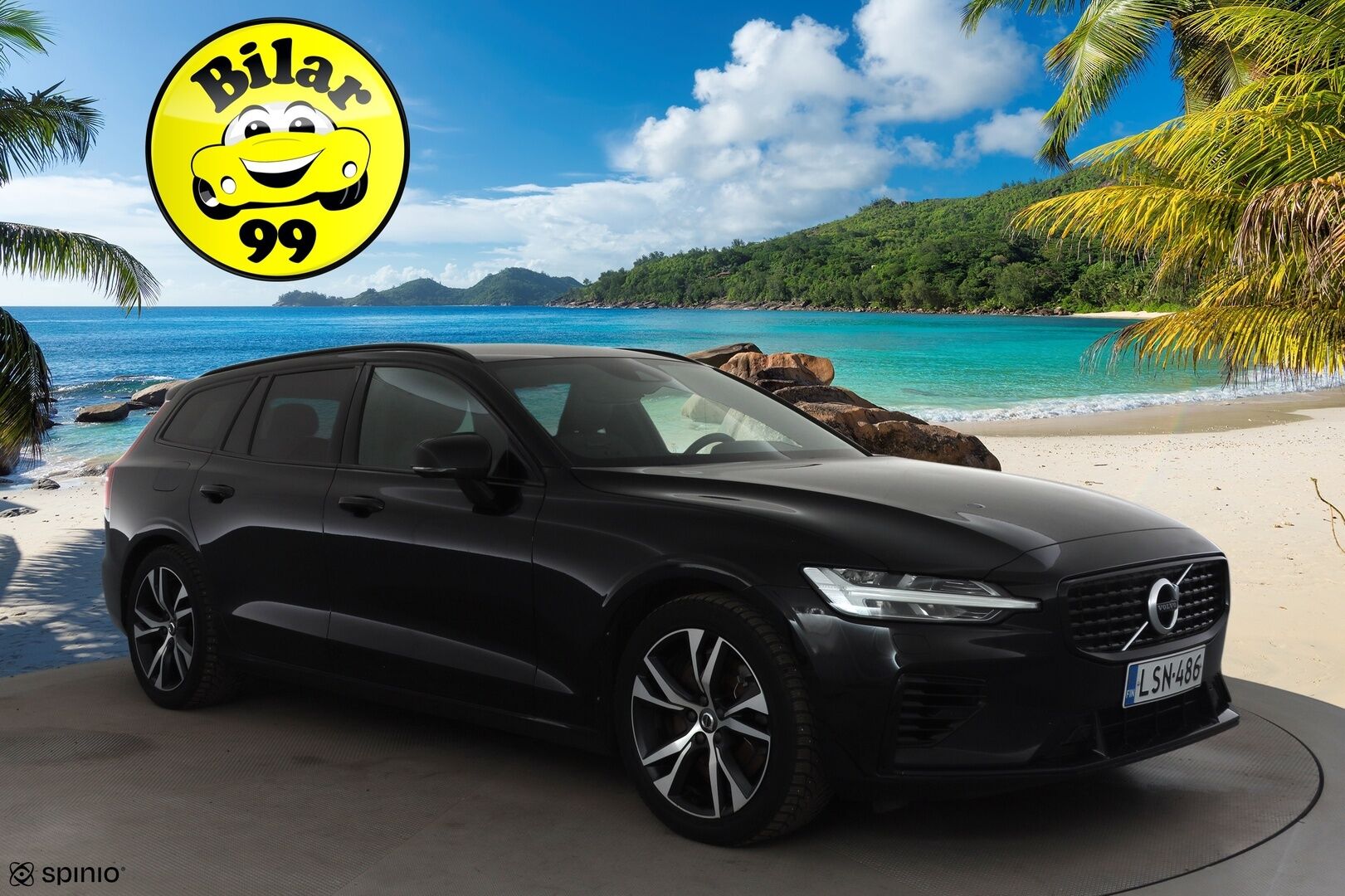 Volvo V60 2021 T8 TwE AWD R-Design aut * ACC / P.kamera / Muistipenkki / Webasto / BLIS / Koukku / Sporttipenkit / KeylessGo * - Kahdet renkaat aluvanteilla / Akku kuntotarkastettu / Merkkihuollettu