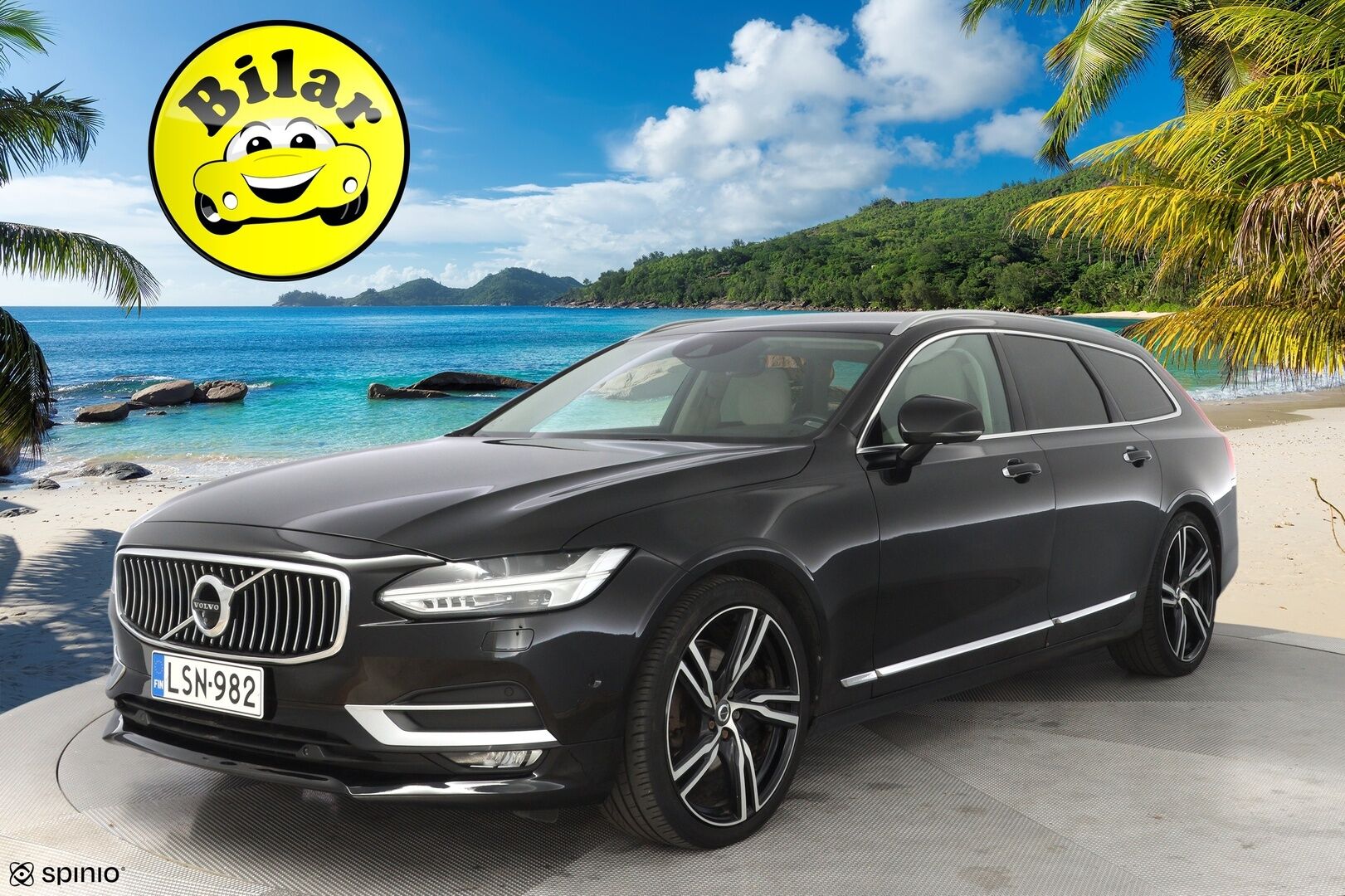 Volvo V90 2017 D4 AWD Inscription aut. - HUD | Polestar | ACC | 360 | Webasto | Muistipenkki | Koukku | Juuri huollettu | Polestar | Kahdet OEM vanteet | Huippuvarusteet 