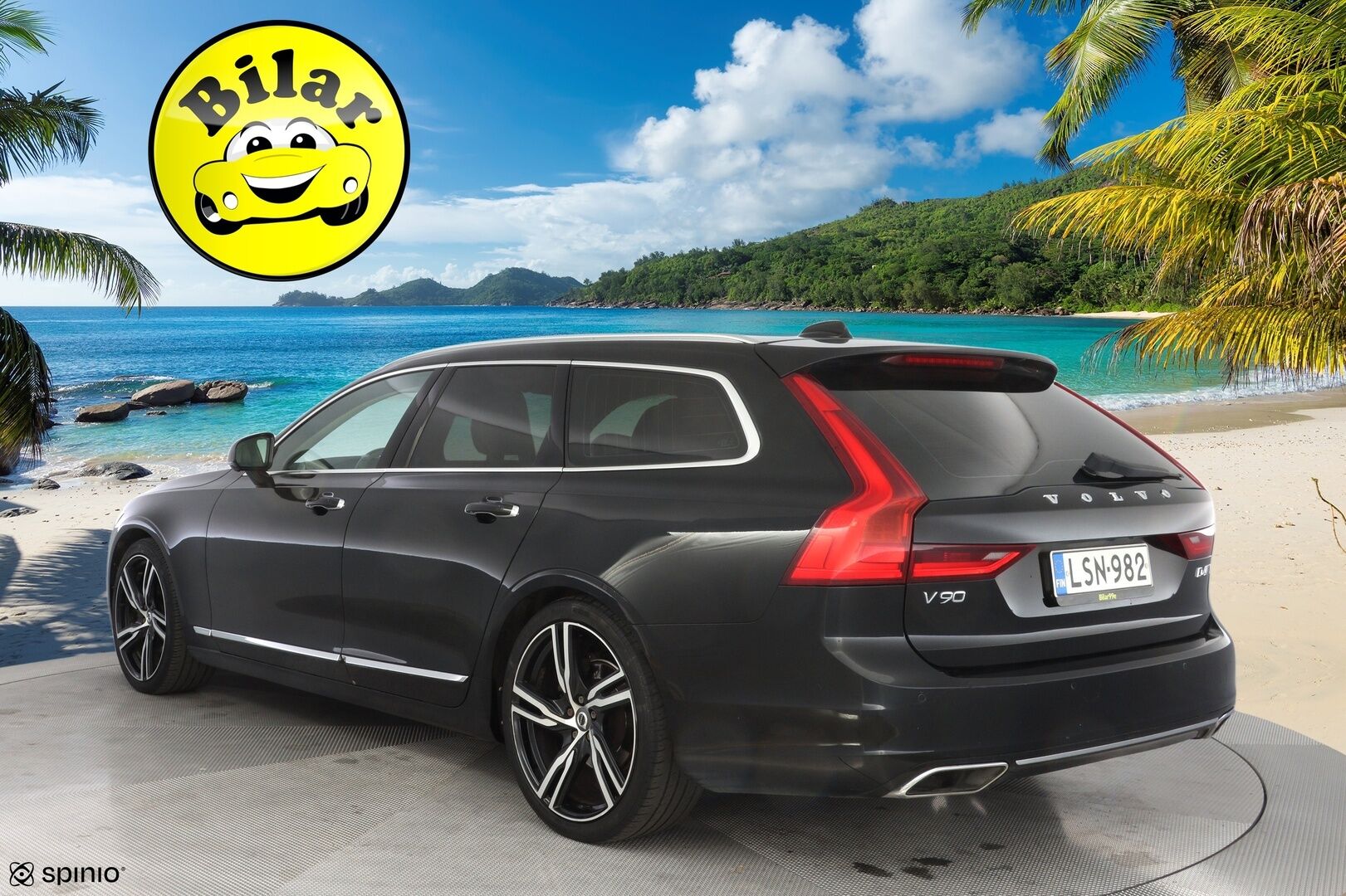 Volvo V90 2017 D4 AWD Inscription aut. - HUD | Polestar | ACC | 360 | Webasto | Muistipenkki | Koukku | Juuri huollettu | Polestar | Kahdet OEM vanteet | Huippuvarusteet 